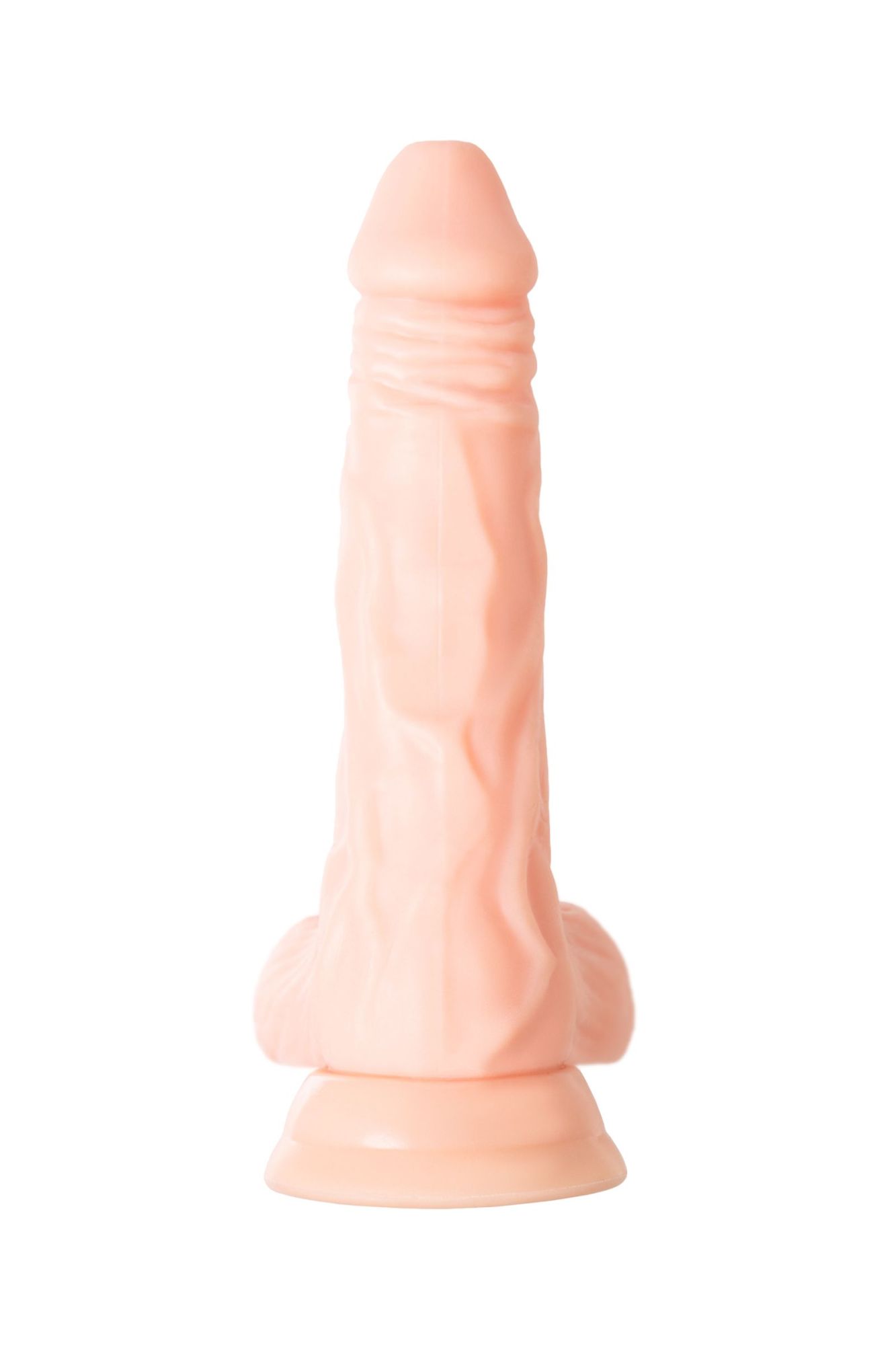 реалистичный фаллоимитатор toyfa  a-toys slock, tpe, телесный, 19 см в Перми