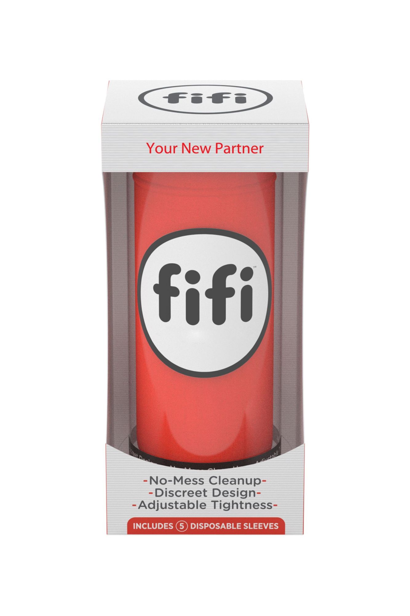 мастурбатор нереалистичный fifi male, текстиль, красный в Перми