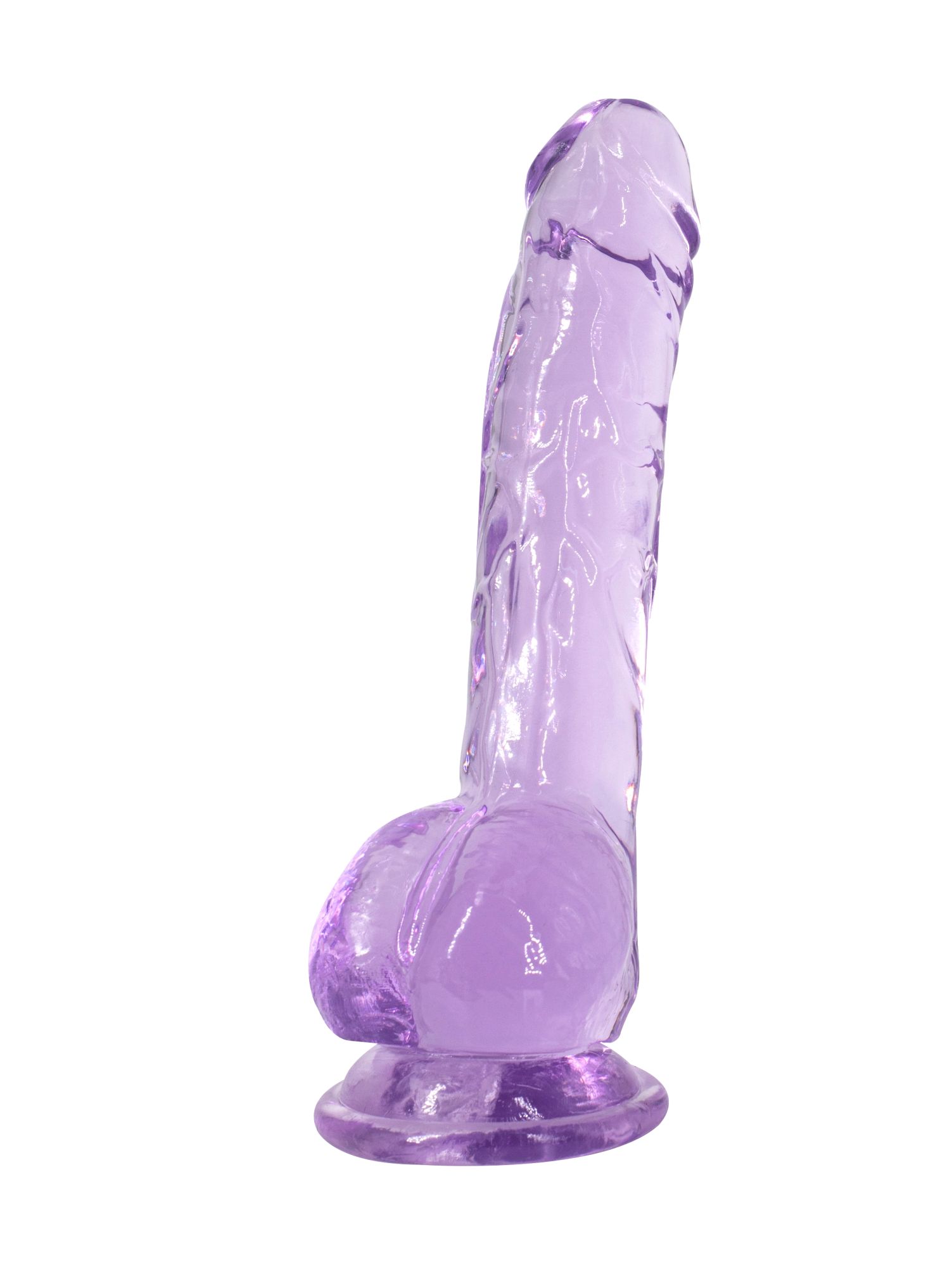 прозрачный дилдо intergalactic luminous purple 7086-02lola в Перми