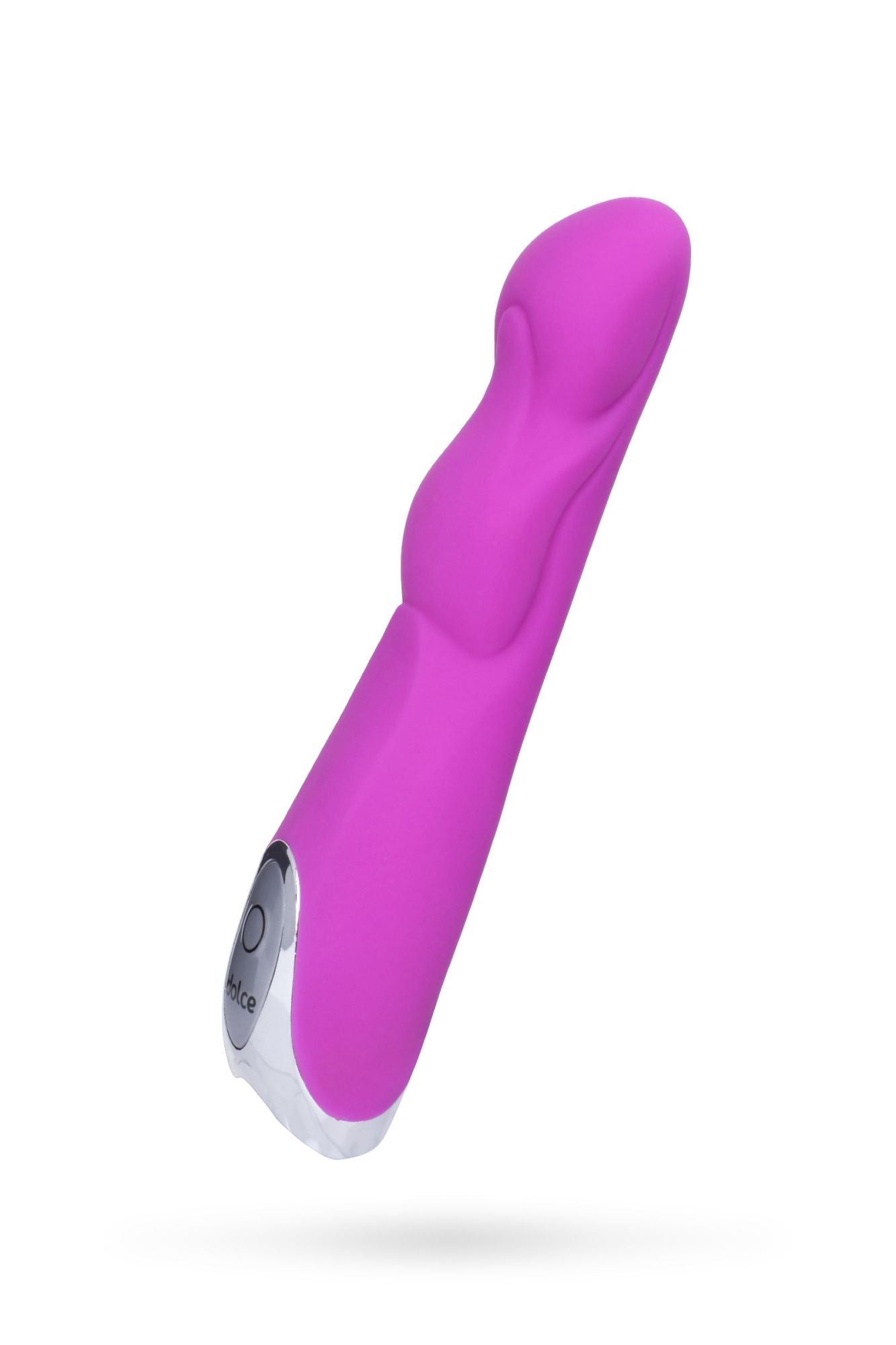 вибратор toyfa dolce leo, силикон, розовый, 16,5см в Перми