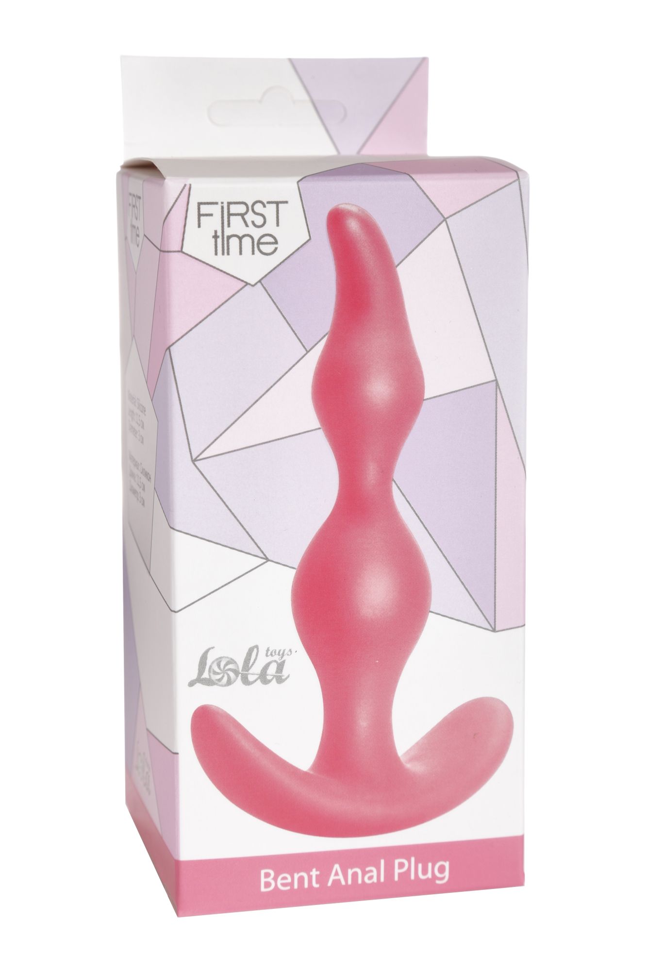 анальная пробка bent anal plug pink 5002-01lola в Перми