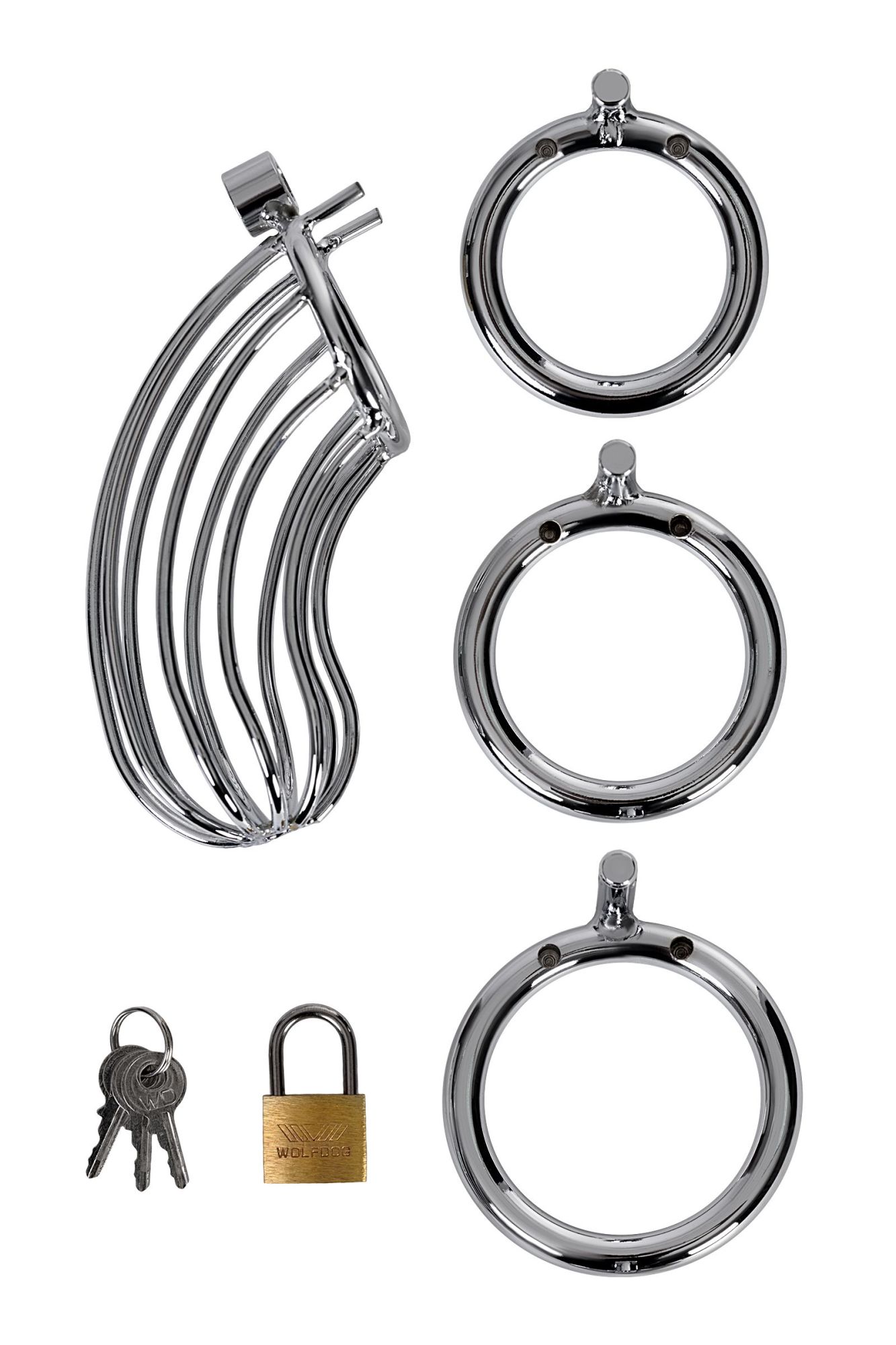 пояс верности мужской toyfa metal, серебряный в Перми