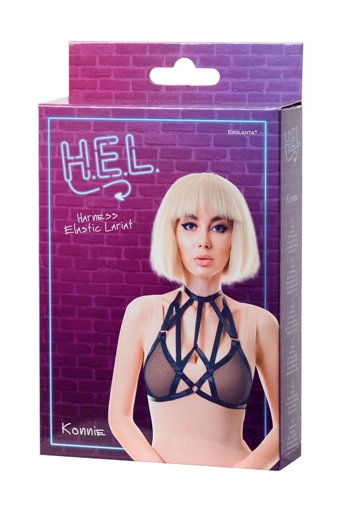 Эротическое стреп h.e.l. konnie, текстиль, черный, os в Перми