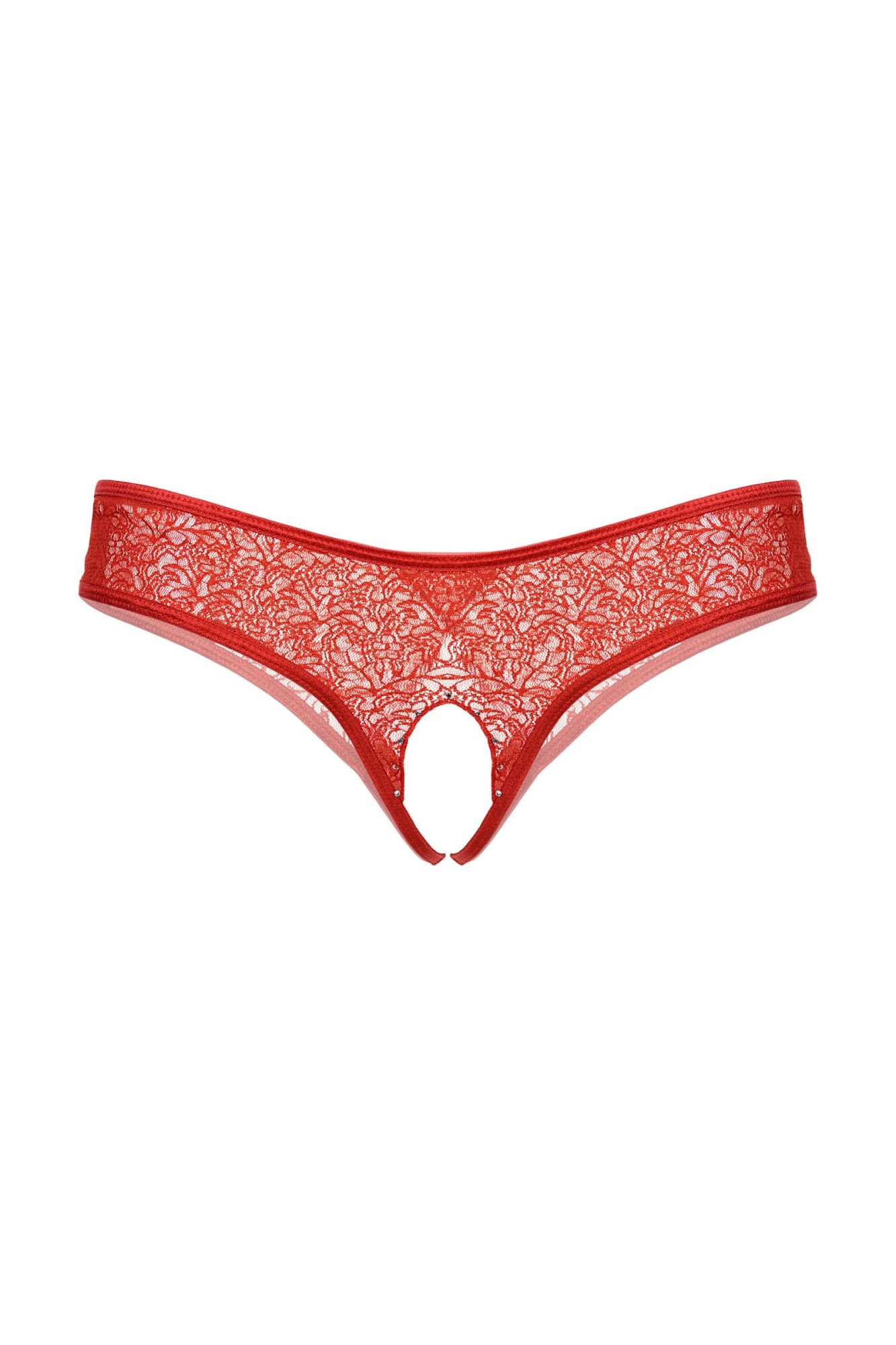 Эротическое трусики открытые softline collection, красный, s/m в Перми
