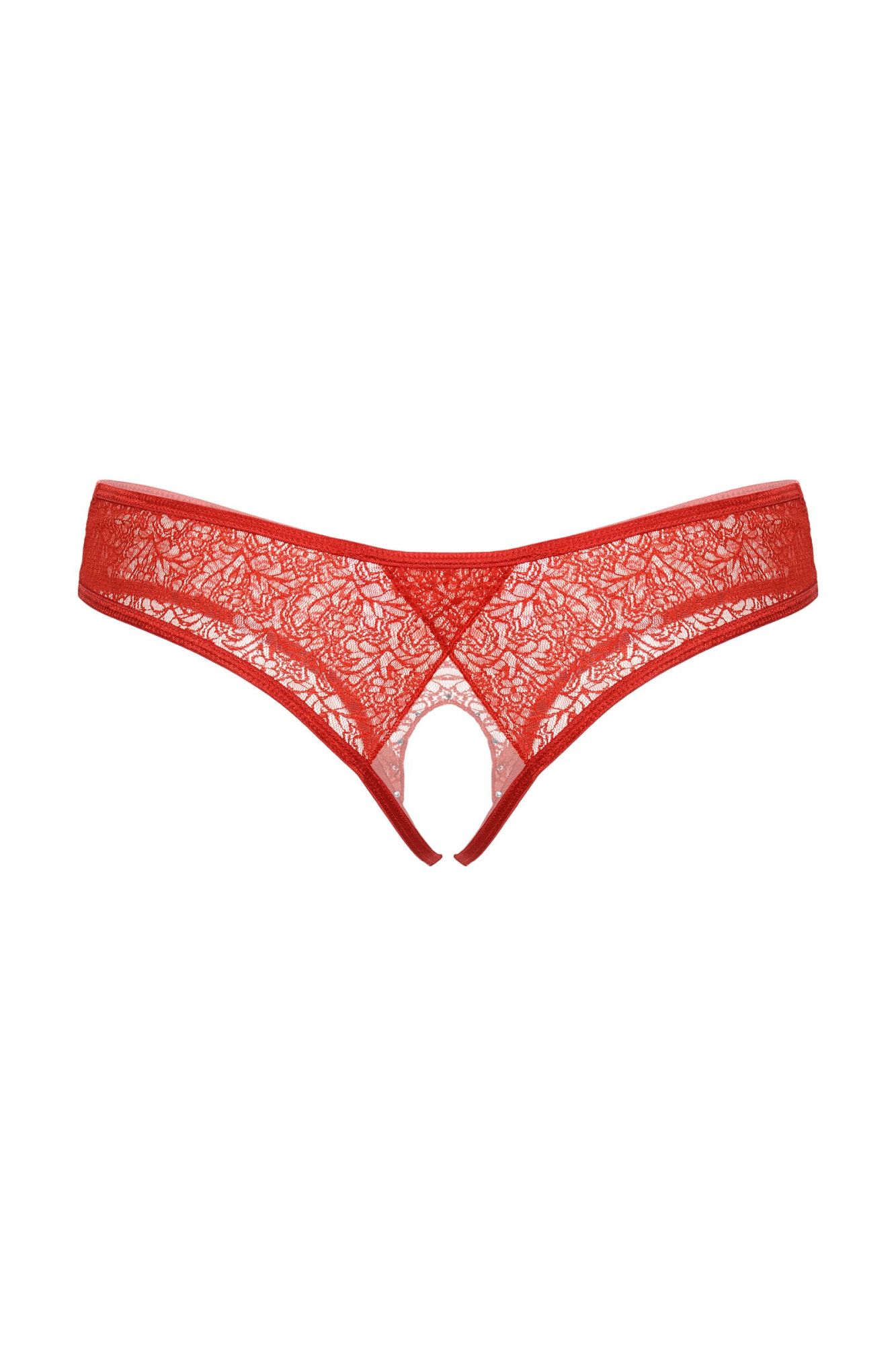 Эротическое трусики открытые softline collection, красный, s/m в Перми