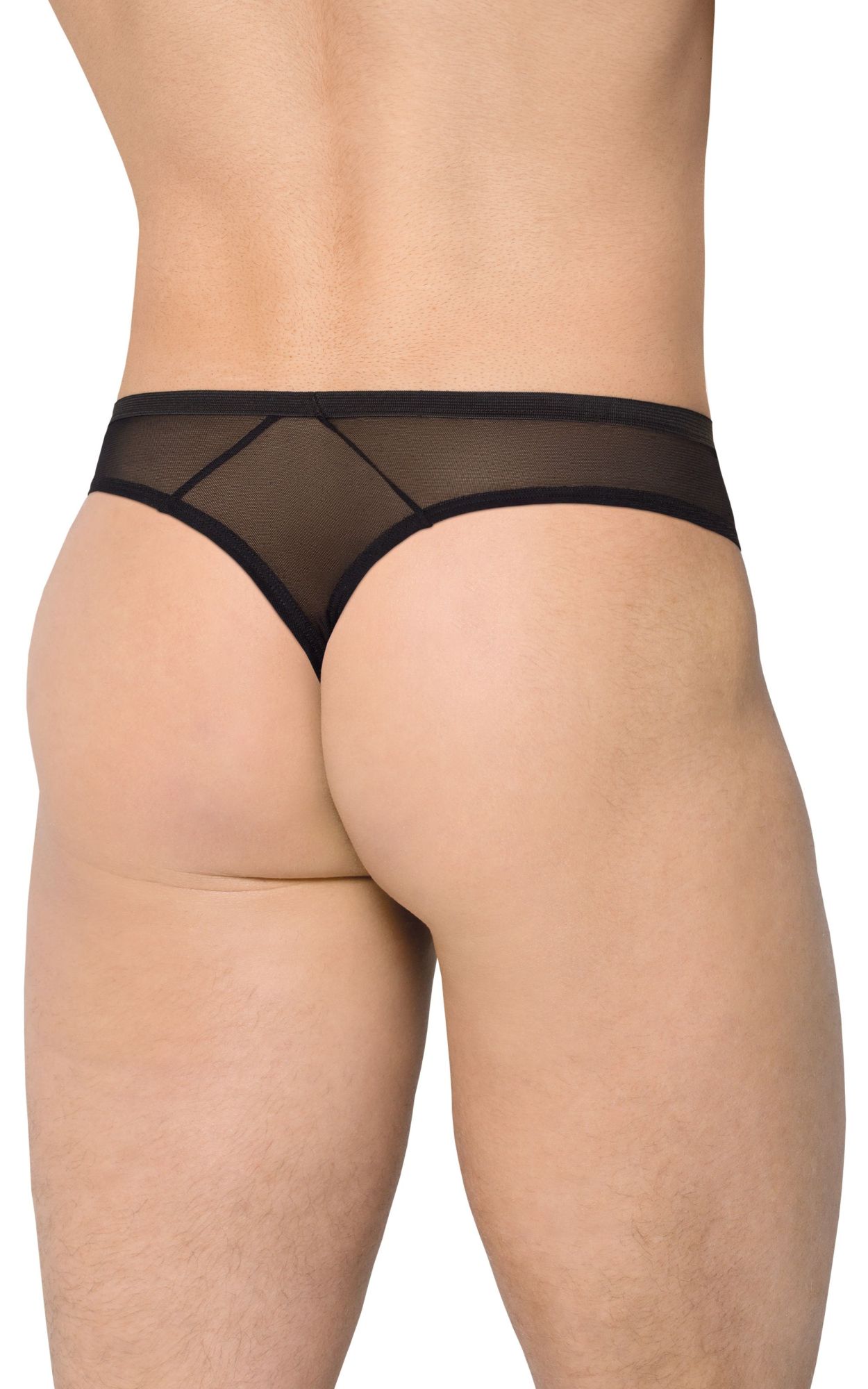 Эротическое трусы мужские с клетчатой вставкой softline collection, черный, m/l в Перми