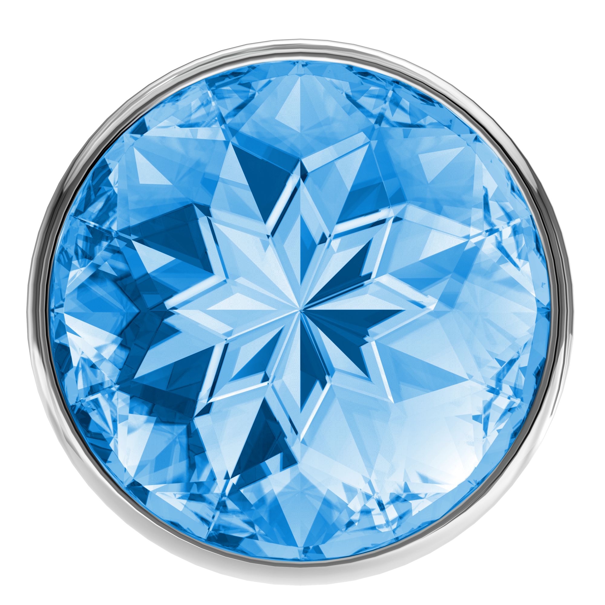 анальная пробка diamond light blue sparkle large 4010-04lola в Перми