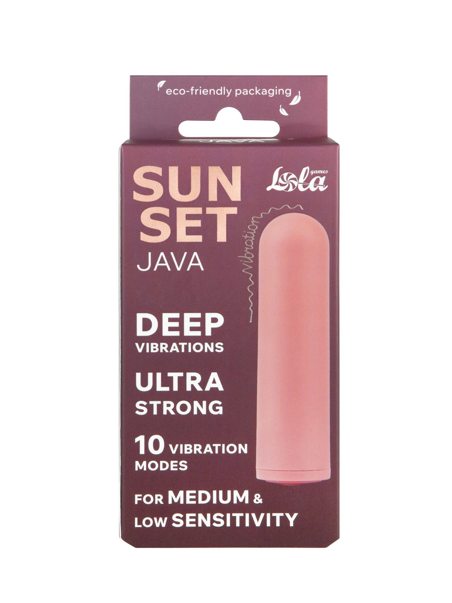 перезаряжаемая вибропуля java sunset pink 9705-02lola в Перми