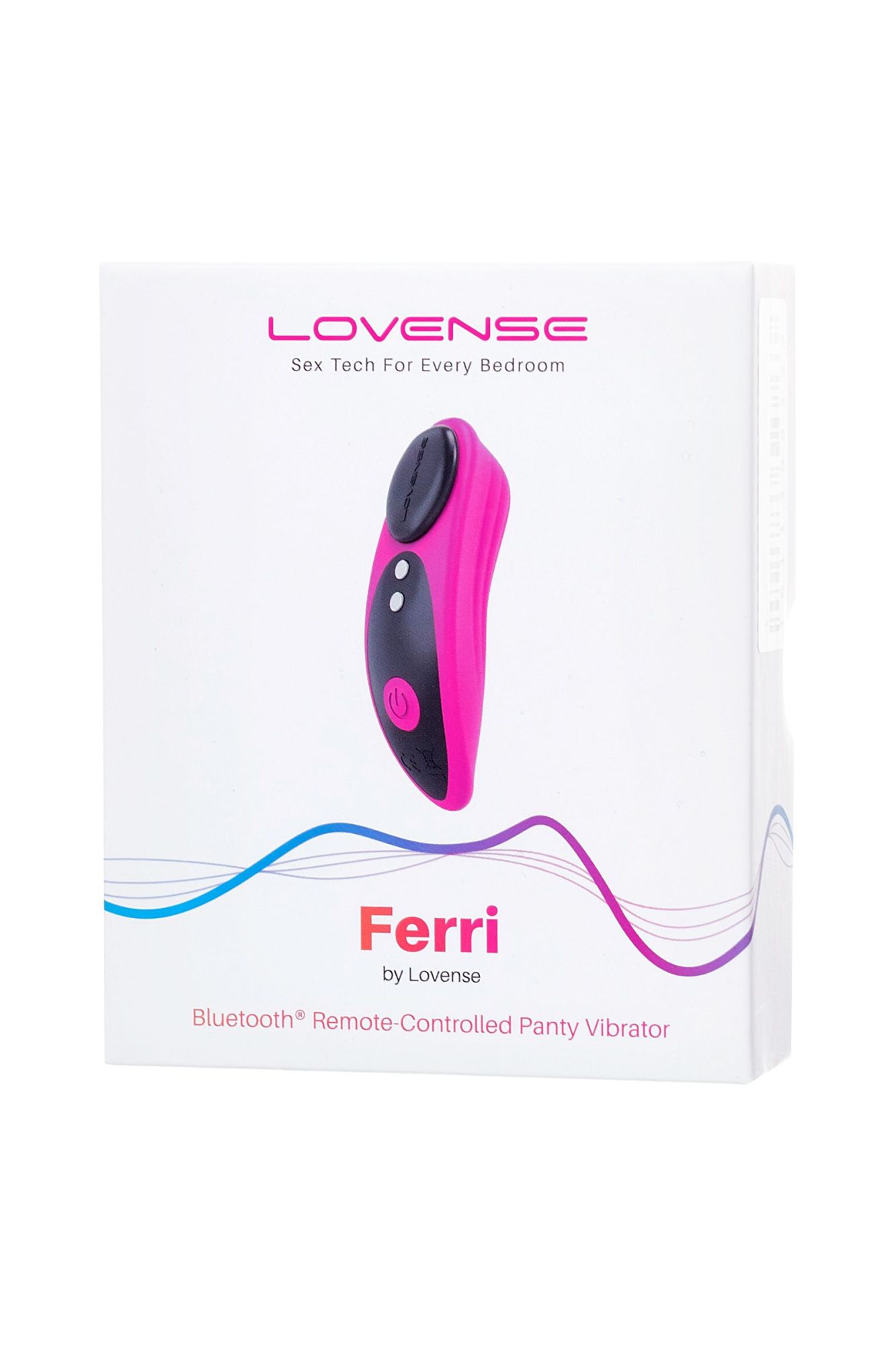 вибростимулятор клитора в трусики lovense ferri, силикон, розовый, 7,4 см в Перми