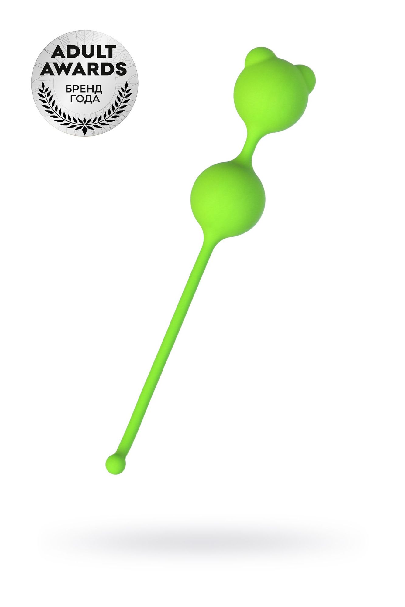 вагинальные шарики a-toys by toyfa meeko, силикон, зеленый, 16,4 см, ø 2,7 см в Перми