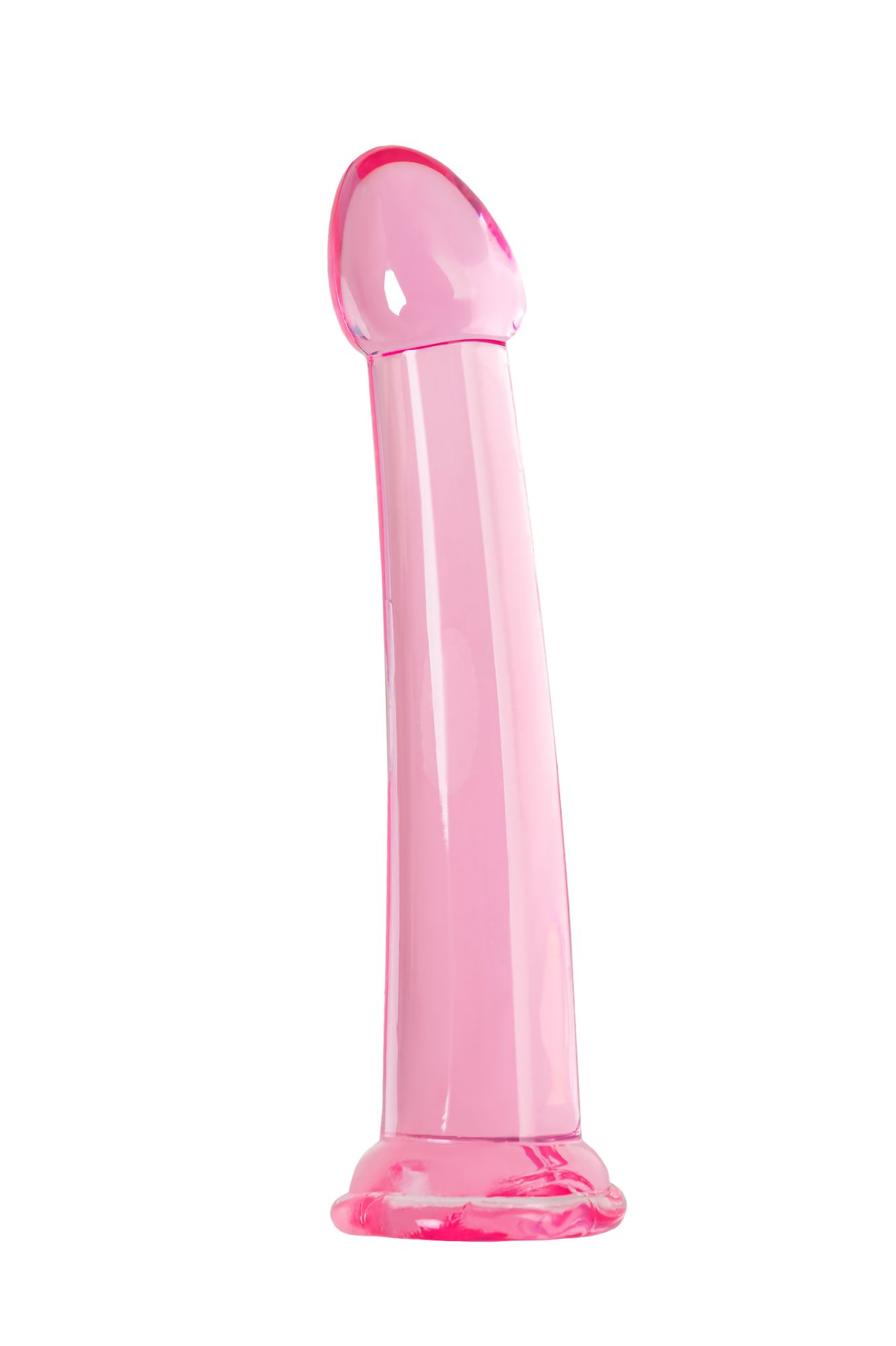 нереалистичный фаллоимитатор jelly dildo xl toyfa basic, tpe, розовый, 22 см в Перми