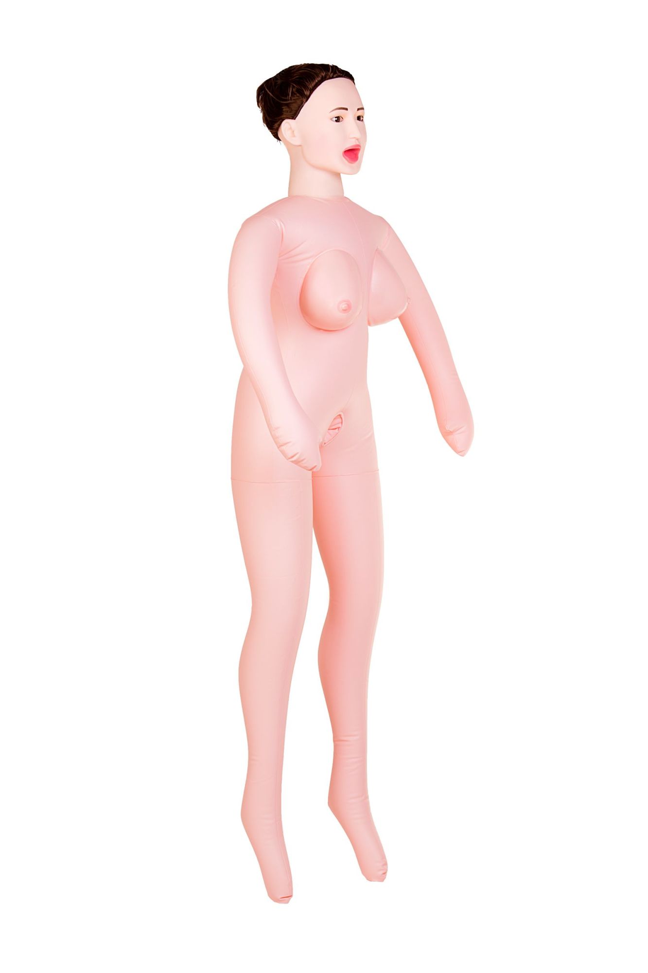 кукла надувная dolls-x by toyfa gabriella с реалистичной головой, брюнетка, с тремя отверстиями в Перми