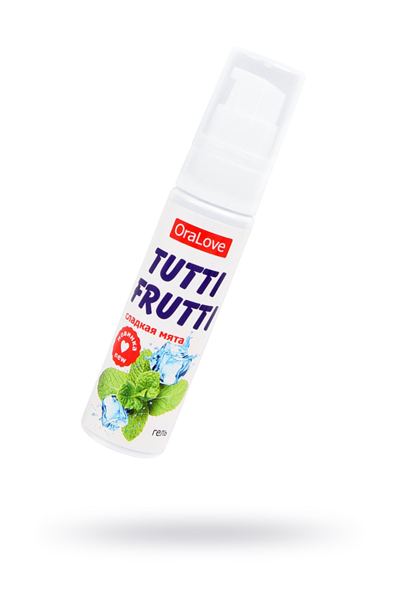 съедобная гель-смазка tutti-frutti для орального секса со вкусом сладкой мяты 30г в Перми