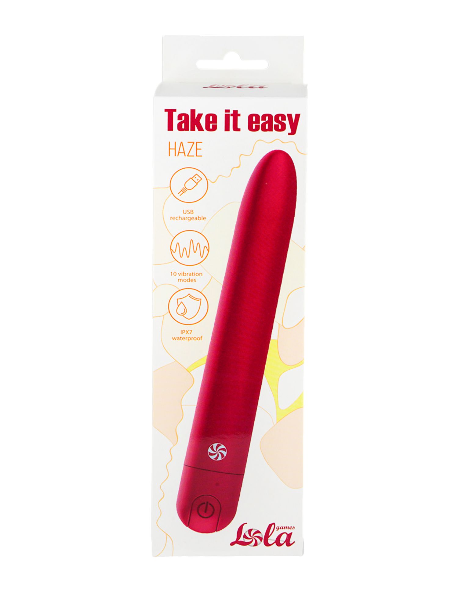 перезаряжаемый вибратор take it easy haze wine red 9025-03lola в Перми