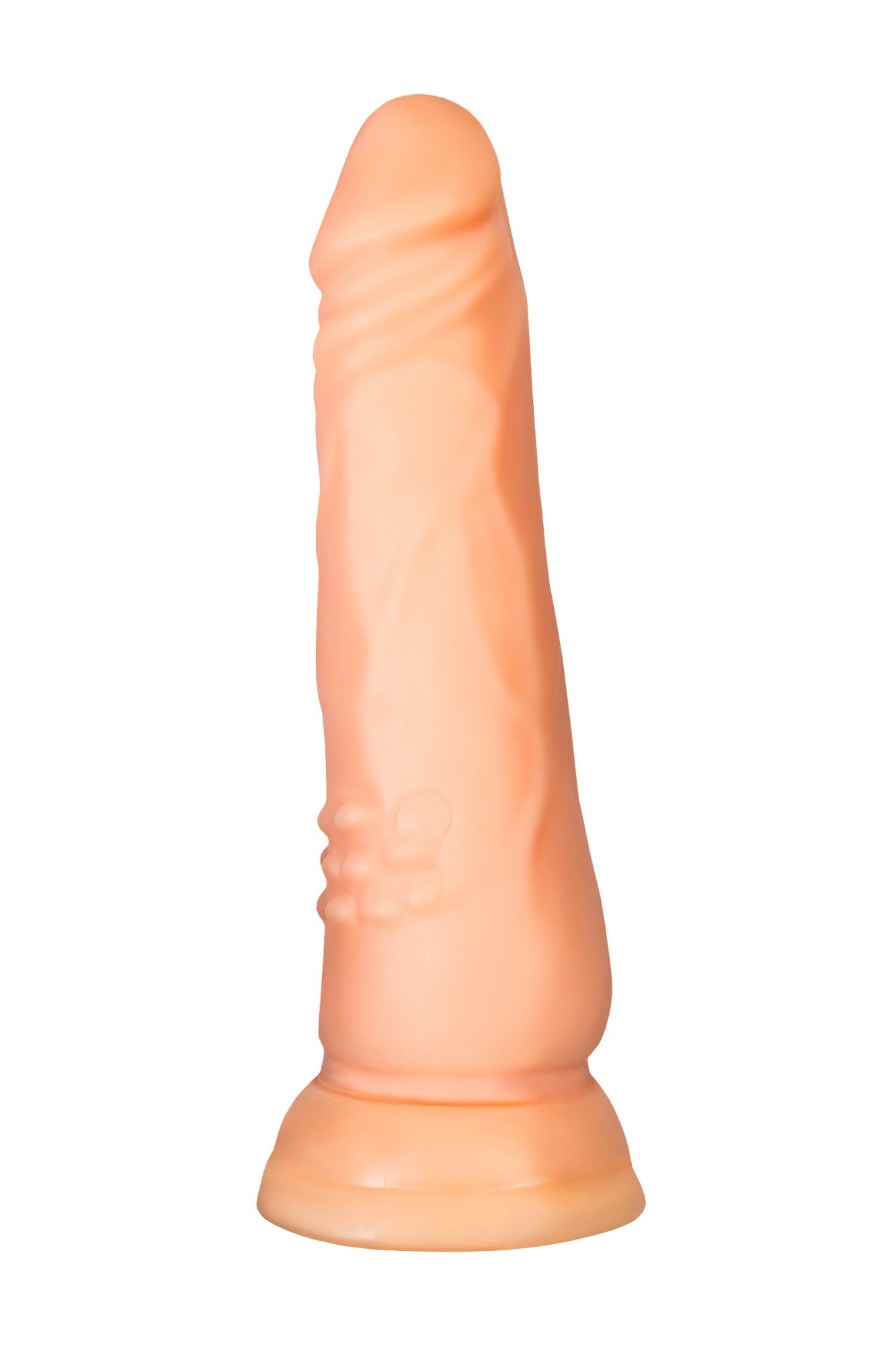 реалистичный фаллоимитатор a-toys by toyfa, tpe, телесный, 18 см в Перми