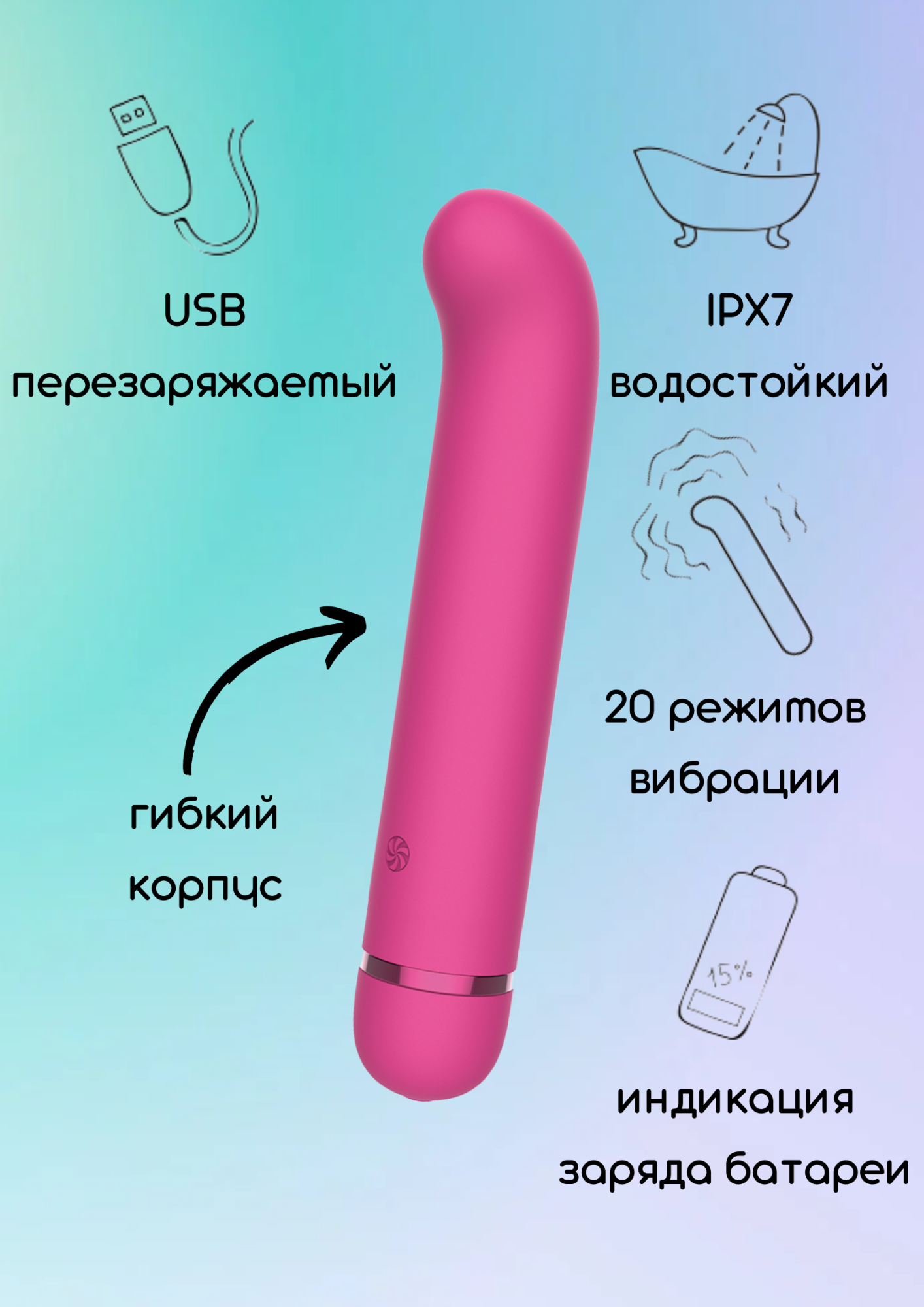 перезаряжаемый вибратор fantasy flamie pink 7912-02lola в Перми