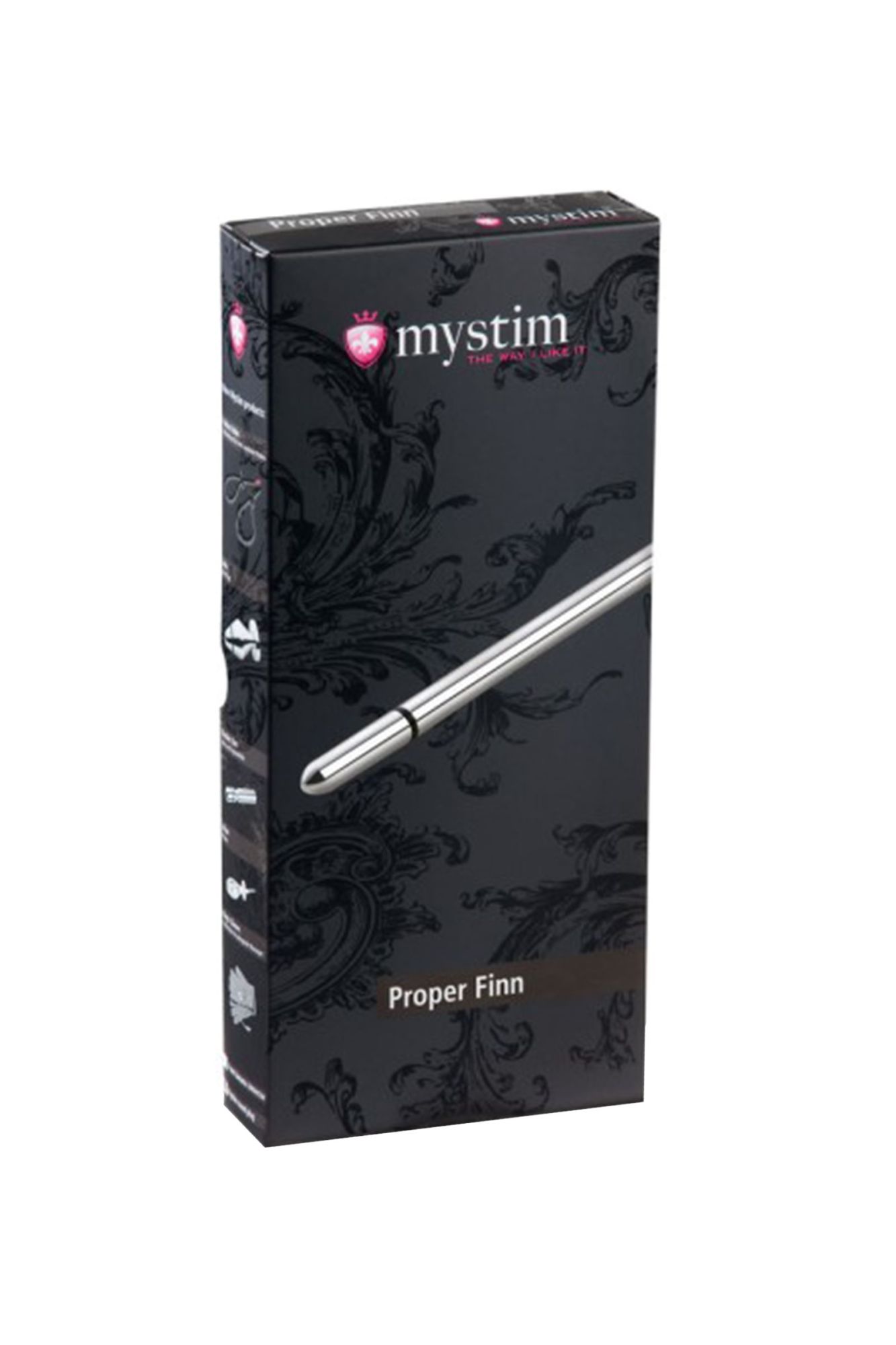электростимулятор уретры mystim proper finn, хирургическая сталь, серебряный, 20 см в Перми
