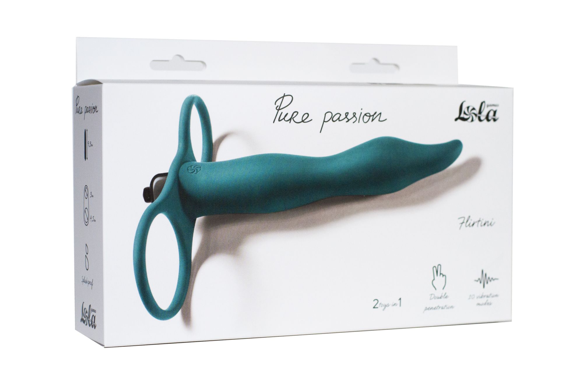 вибронасадка для двойного проникновения pure passion flirtini green 1204-03lola в Перми