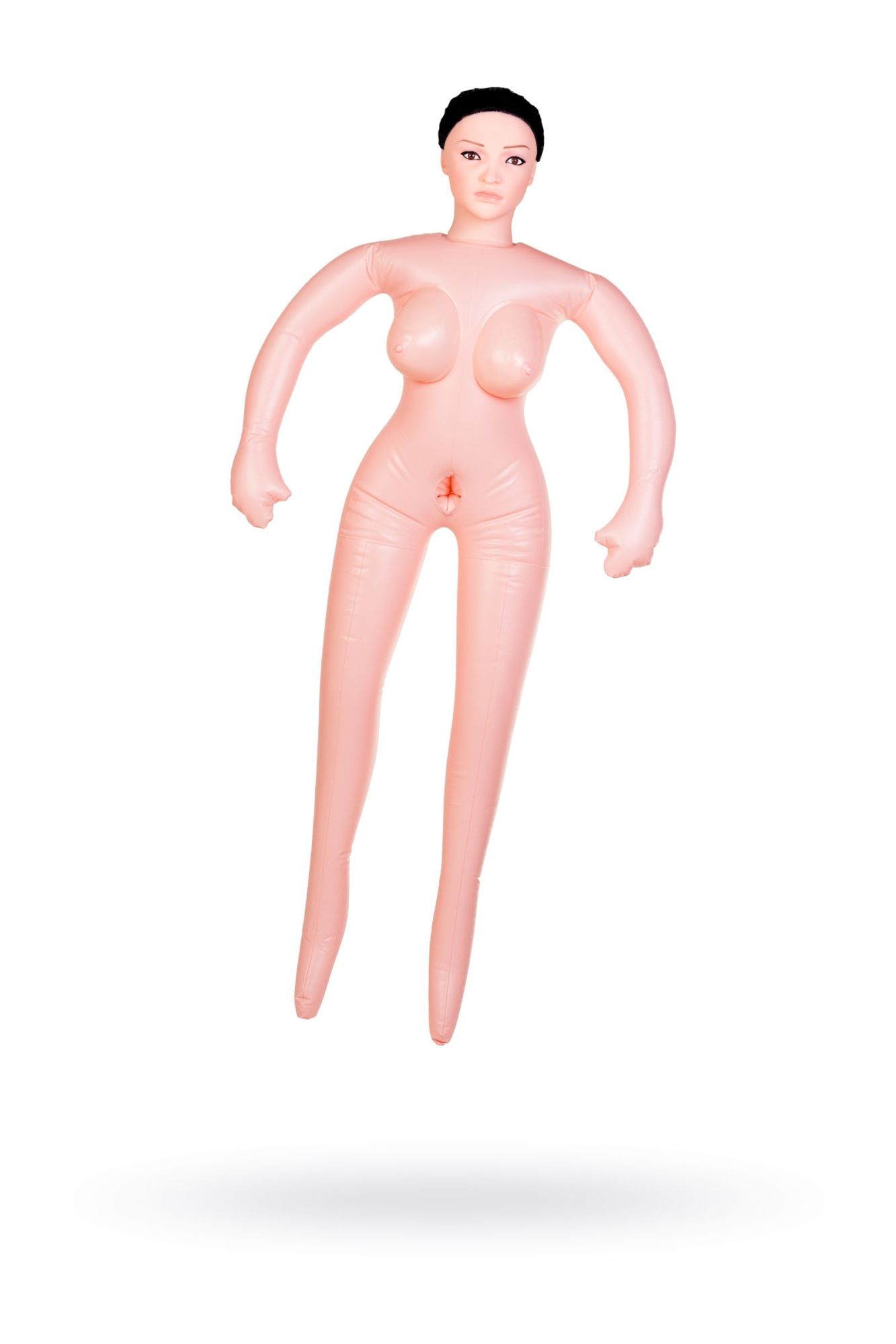 кукла надувная dolls-x by toyfa nurse emilia, реалистичная голова,брюнетка, с двумя отверстиями в Перми