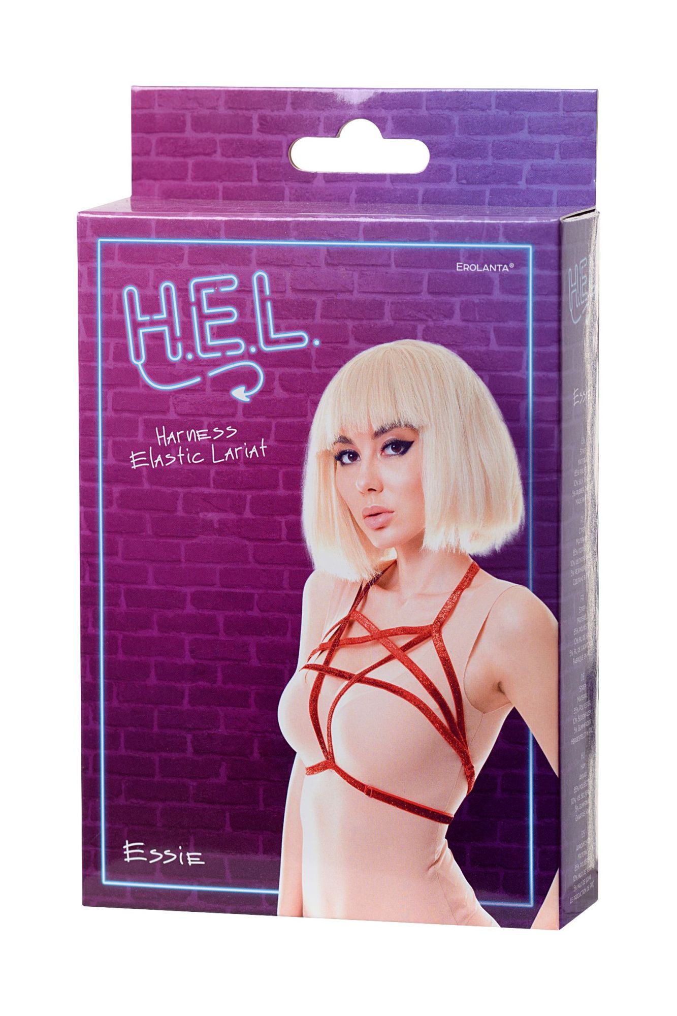 Эротическое стреп h.e.l. essie, текстиль, красный, os в Перми