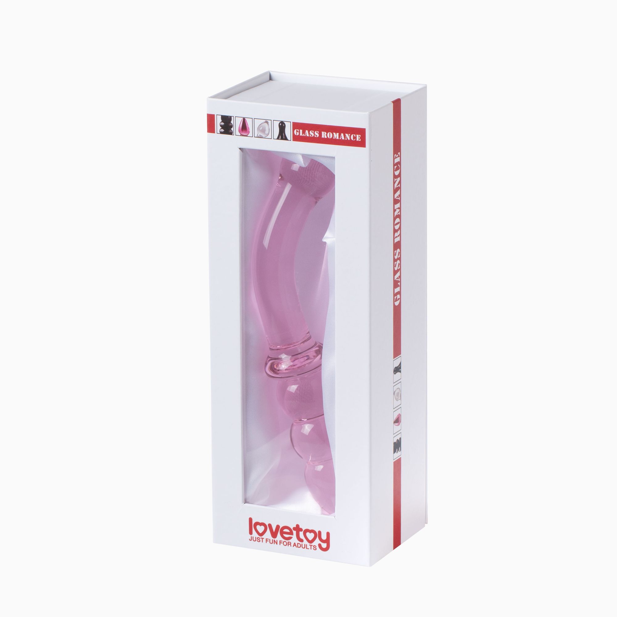 двусторонний фаллоимитатор lovetoy, розовый в Перми
