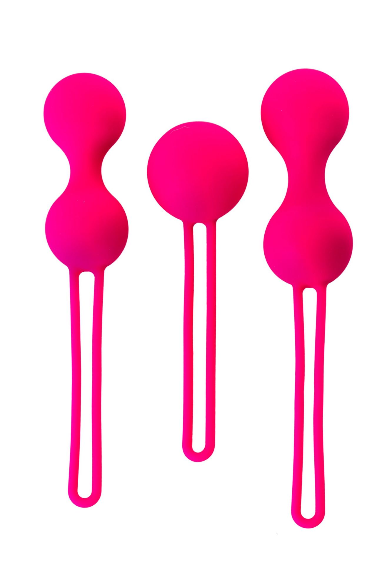 вагинальные шарики a-toys by toyfa redvil, силикон, розовые, 16,5 см в Перми