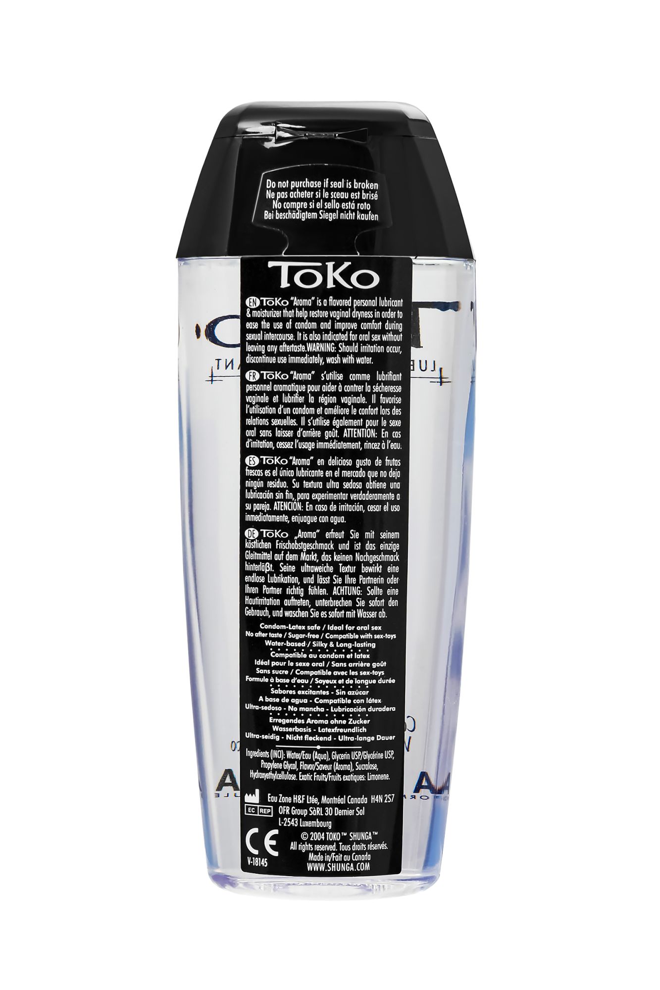 лубрикант shunga toko aroma на водной основе, кокос, 165 мл в Перми
