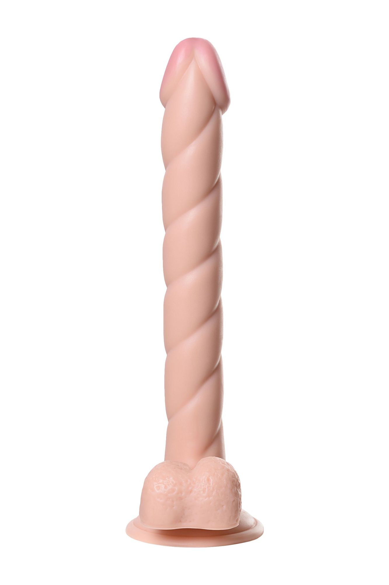 реалистичный фаллоимитатор toyfa realstick nude, pvc, телесный, 31,5 см в Перми