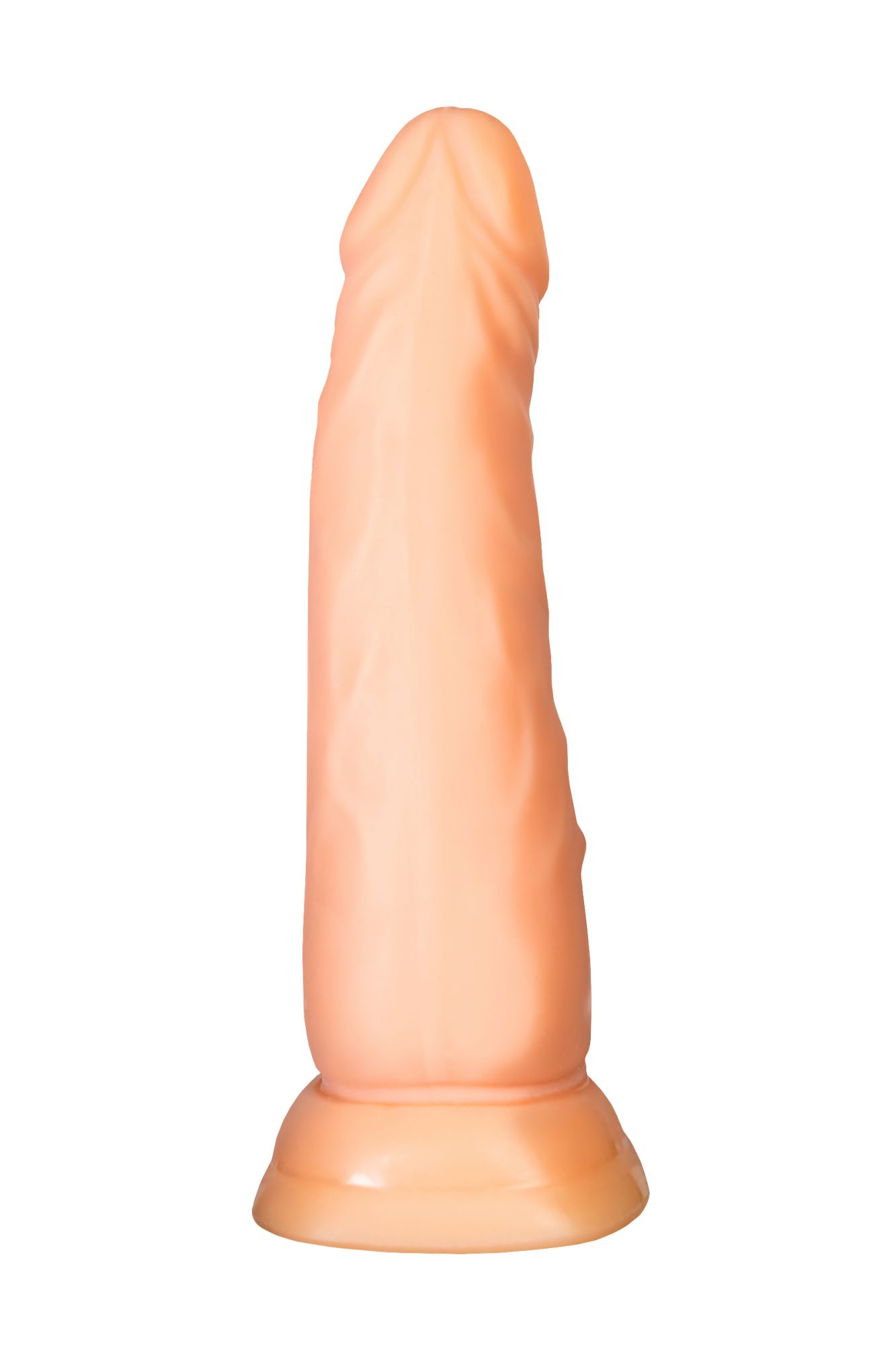 реалистичный фаллоимитатор a-toys by toyfa, tpe, телесный, 18 см в Перми