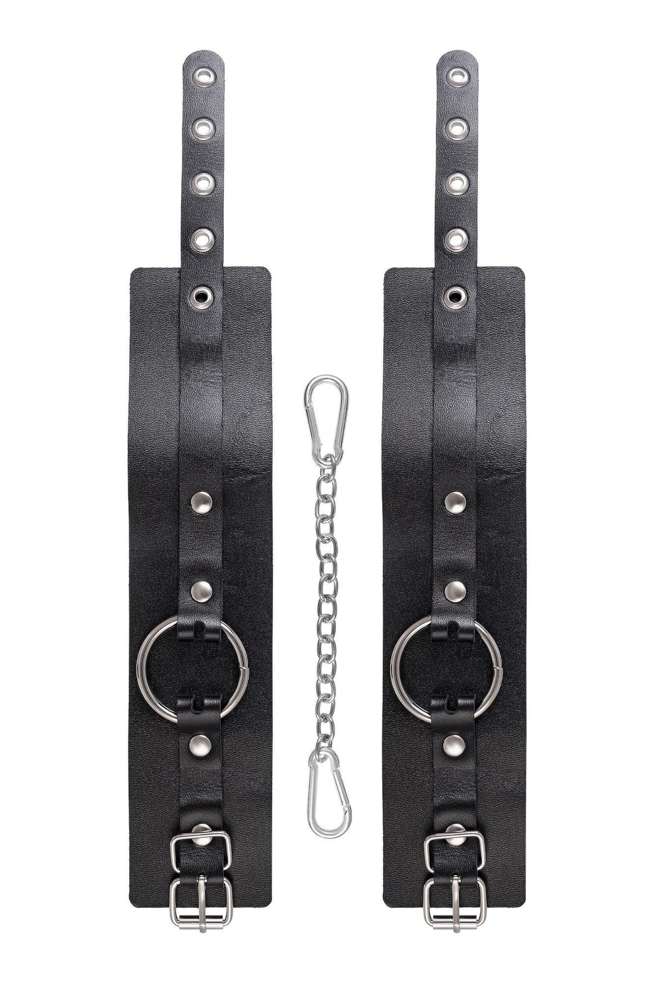 оковы pecado bdsm, из толстой кожи с люверсами, натуральная кожа, чёрные в Перми