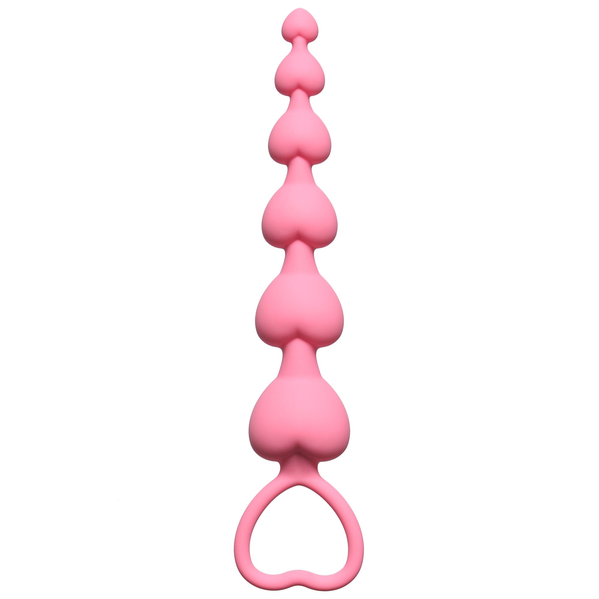 анальная цепочка heart's beads  pink 4101-01lola в Перми