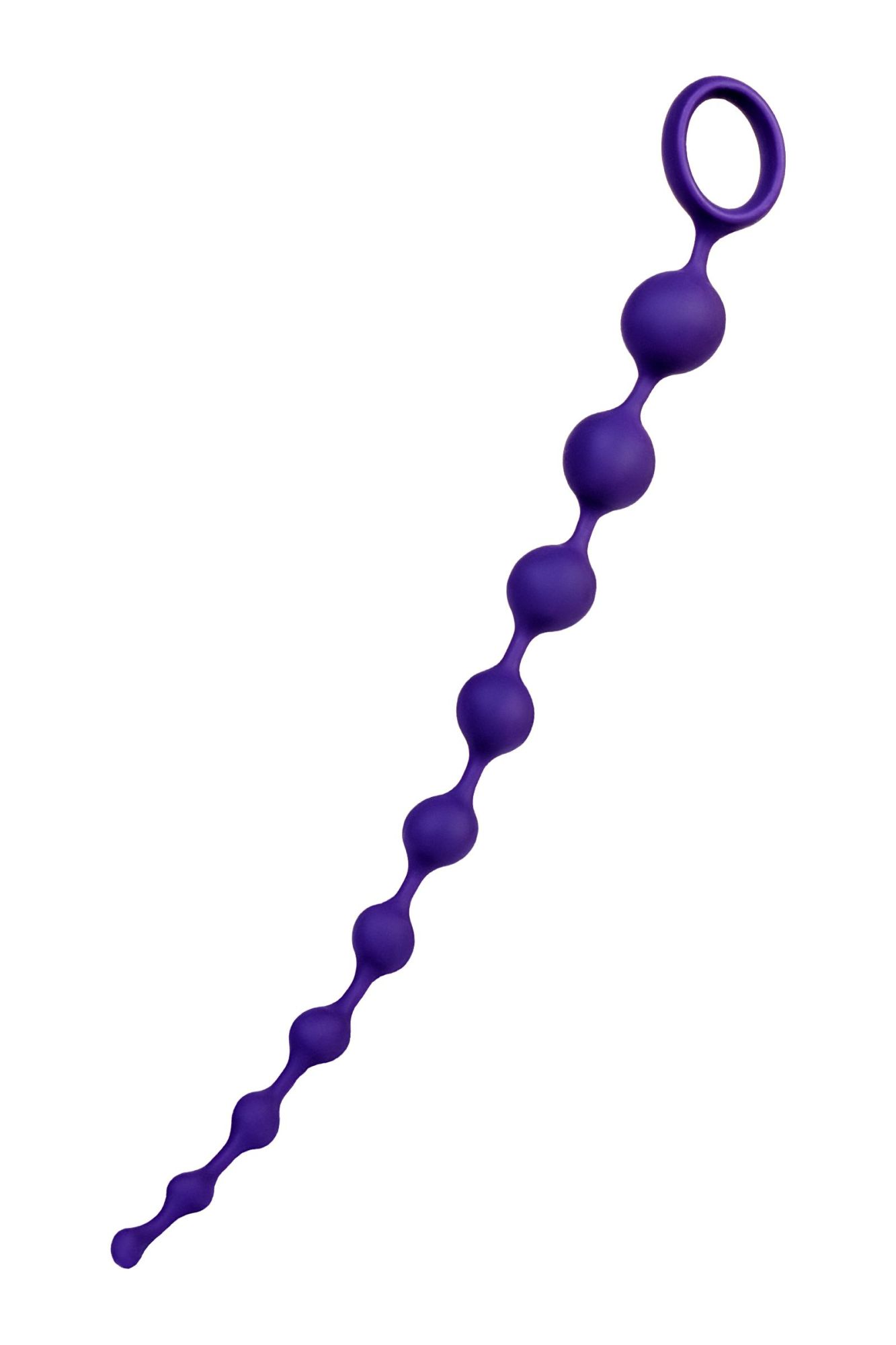анальная цепочка todo by toyfa grape, силикон, фиолетовая, 35 см, ø 2,7 см в Перми