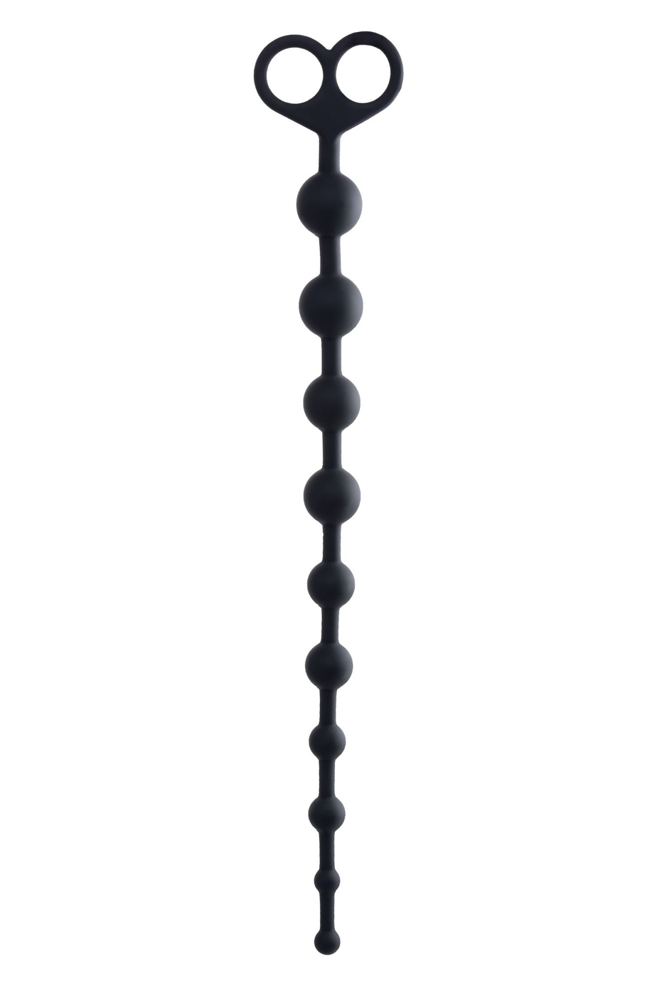 анальные бусы toyfa popo pleasure cephei, водонепроницаемые, силикон, черные, 33,5 см, ø 2,4 см в Перми