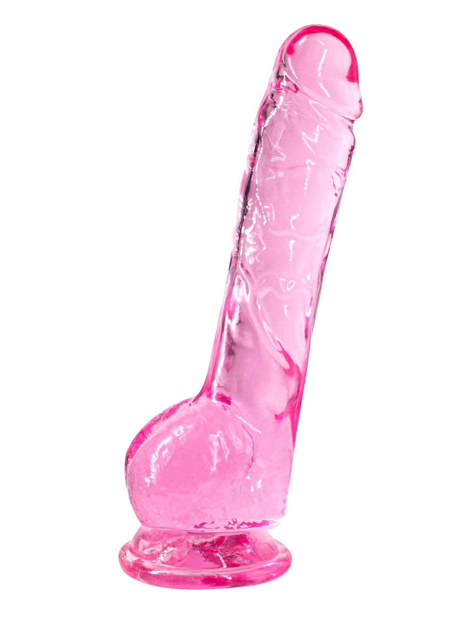 прозрачный дилдо intergalactic luminous pink 7086-01lola в Перми