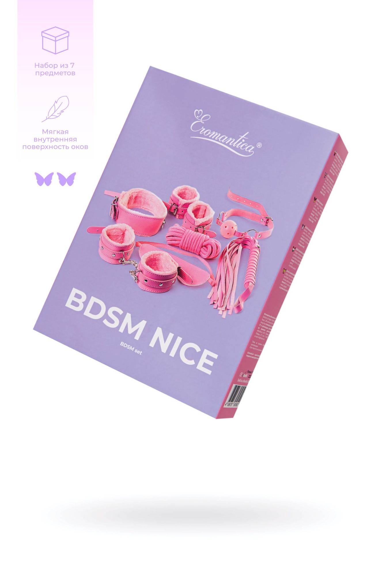 набор для ролевых игр eromantica bdsm nice, розовый в Перми