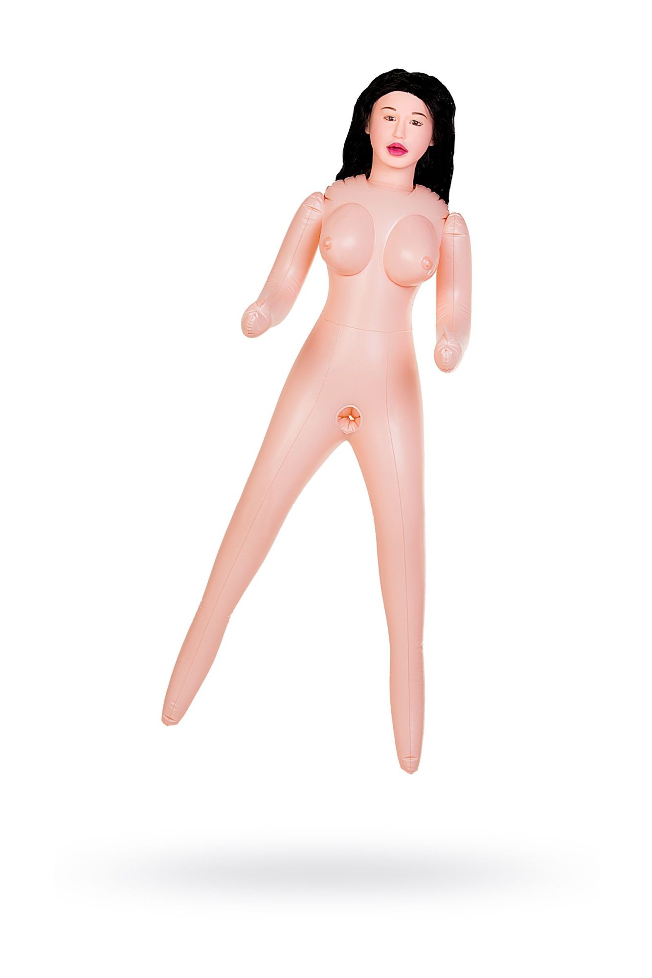 кукла надувная dolls-x by toyfa cop samantha реалистичная голова,брюнетка, с тремя отверстиями в Перми