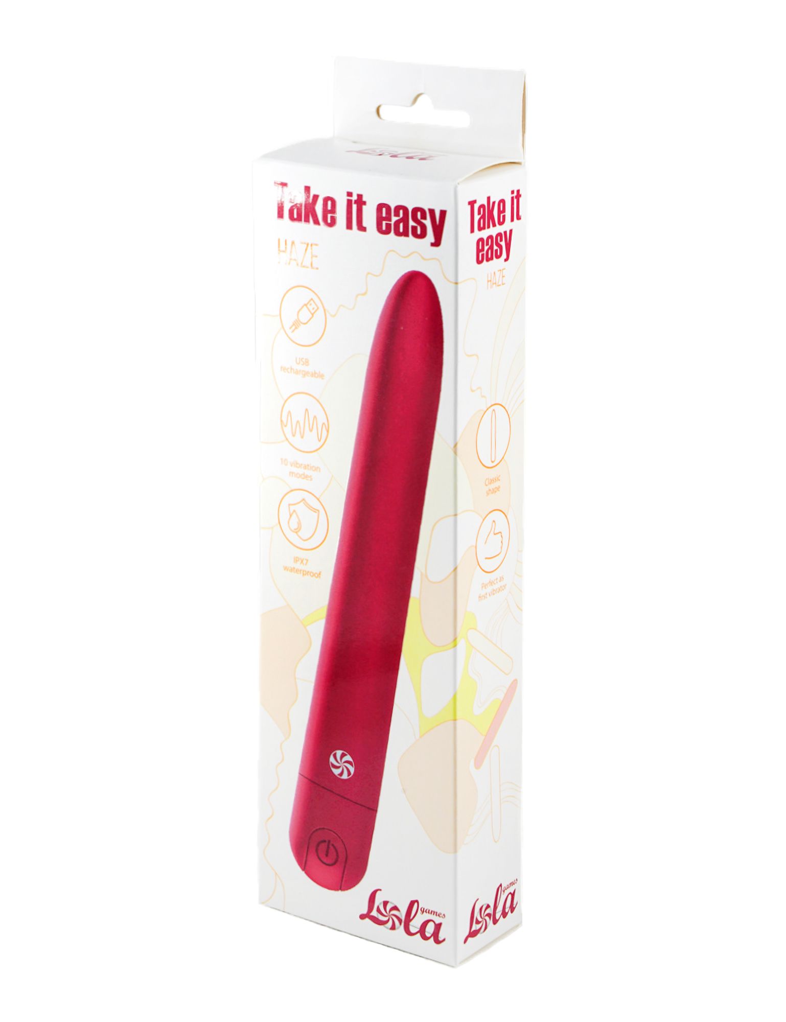 перезаряжаемый вибратор take it easy haze wine red 9025-03lola в Перми