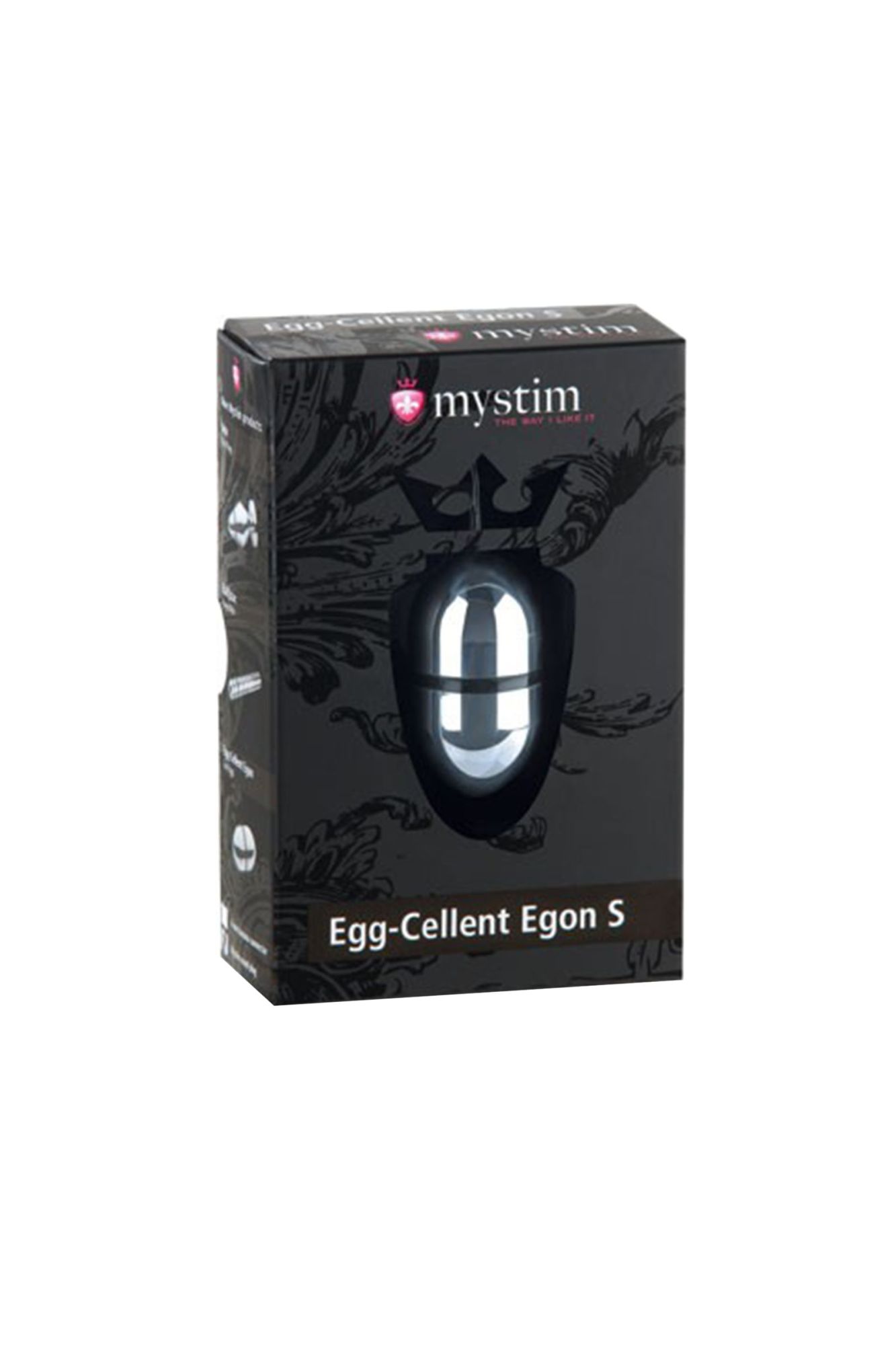 электростимулятор яйцо mystim egg-cellent egon s, хирургическая сталь, серебряный, 5.5 см в Перми
