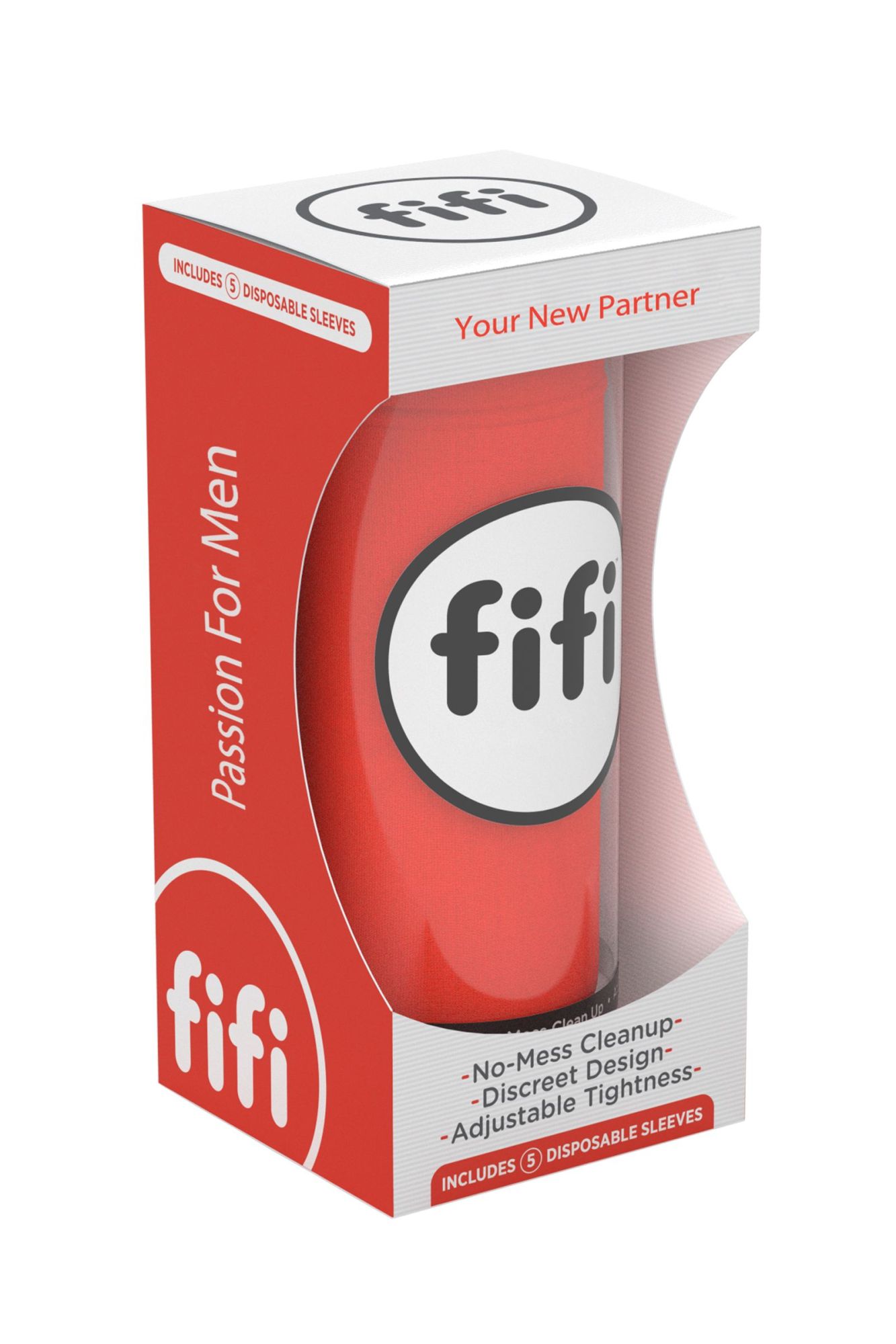 мастурбатор нереалистичный fifi male, текстиль, красный в Перми