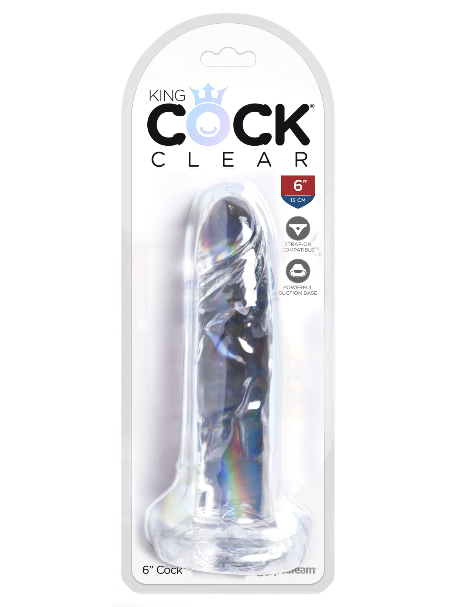 фаллоимитатор king cock clear 6" cock pipedream 575320pd в Перми