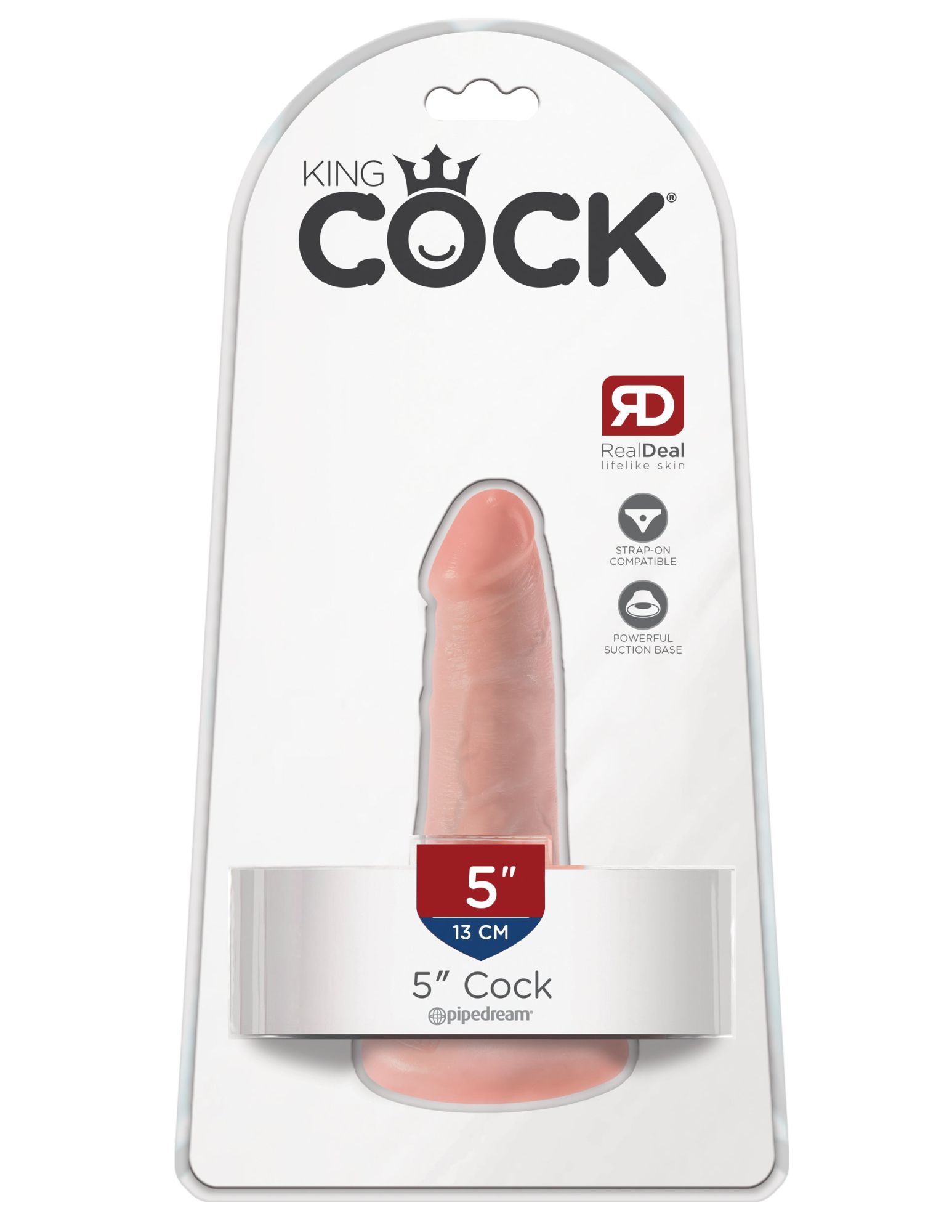 фаллоимитатор king cock 5" - flesh pipedream 553021pd в Перми