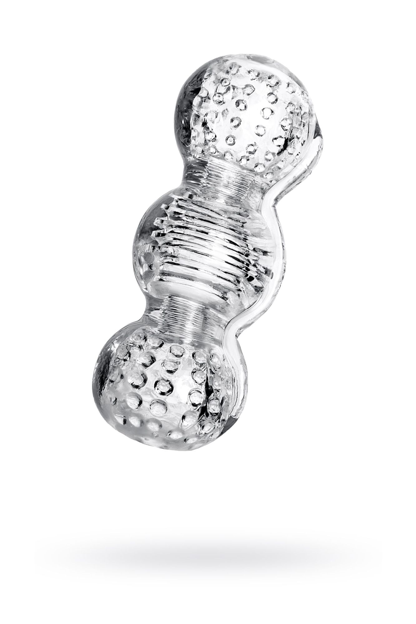 мастурбатор нереалистичный lingam by toyfa rashmi, tpe, прозрачный, 15,5 см в Перми