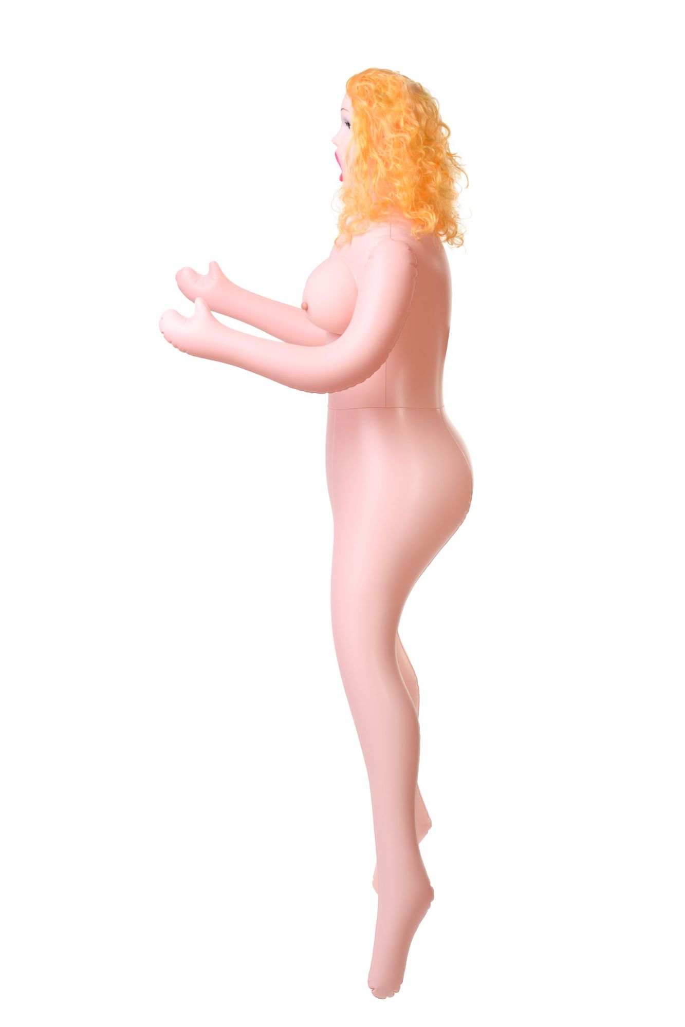 кукла надувная dolls-x by toyfa celine с реалистичной головой, блондинка, с тремя отверстиями в Перми