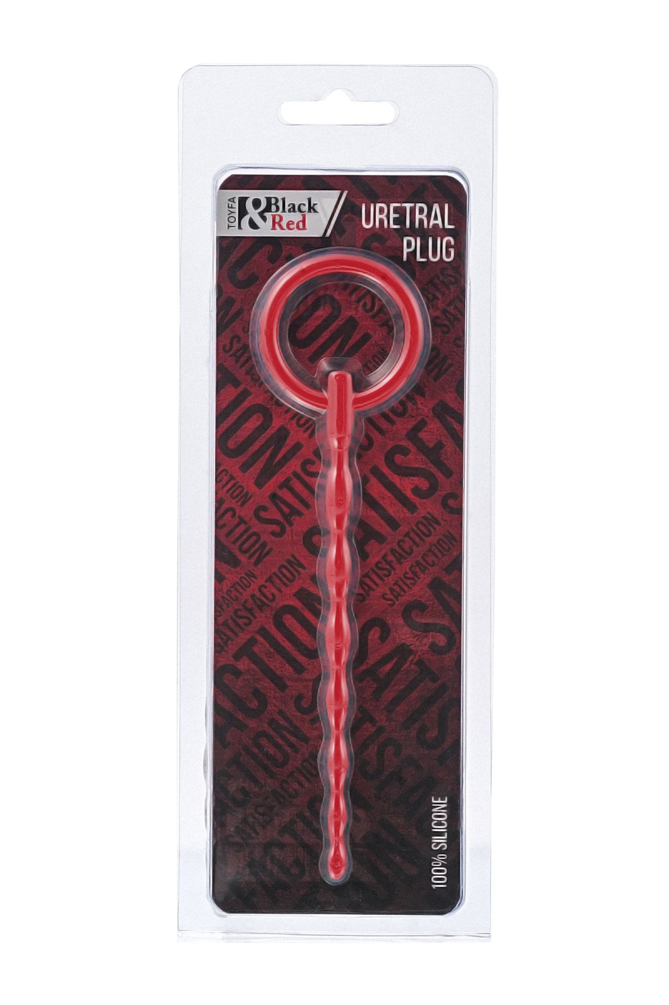 уретральный плаг black&red by toyfa, силикон, красный, 16 см в Перми