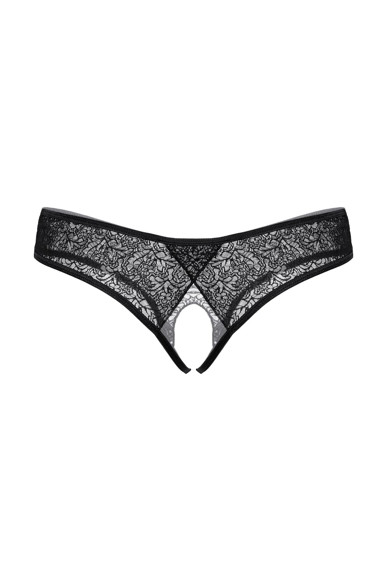 Эротическое трусики открытые softline collection, черный, m/l в Перми