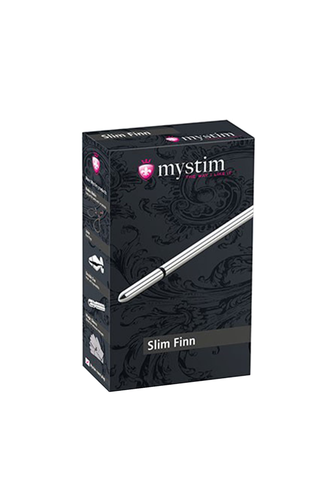 электростимулятор уретры mystim slim finn, хирургическая сталь, серебряный, 15 см в Перми