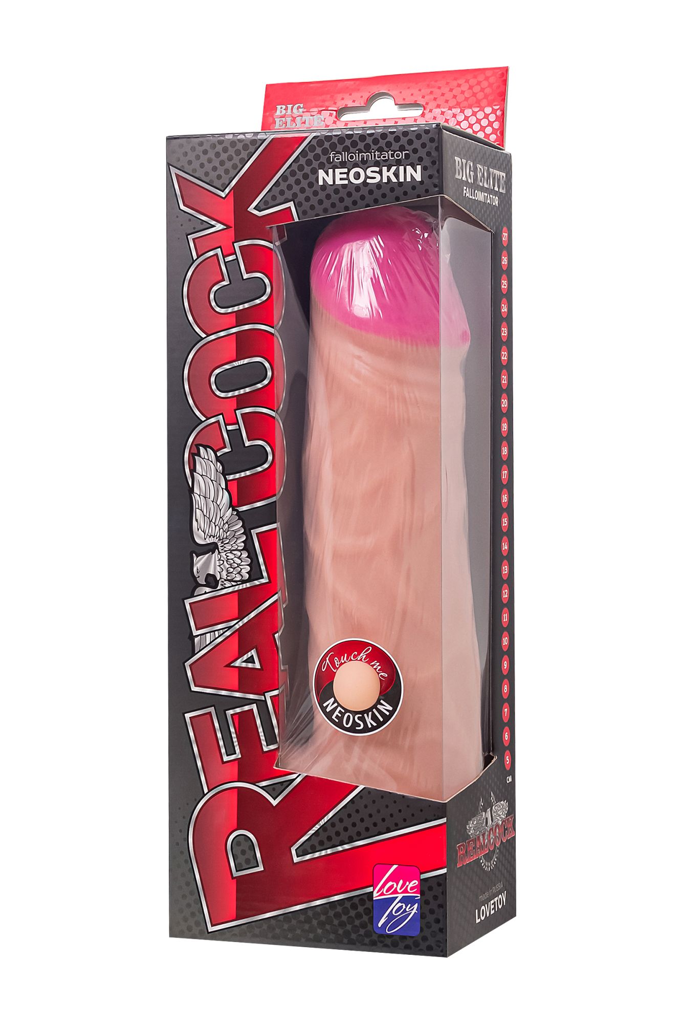 фаллоимитатор-гигант lovetoy, реалистичный, neoskin, телесный, 27 см, ø 6,8 см в Перми