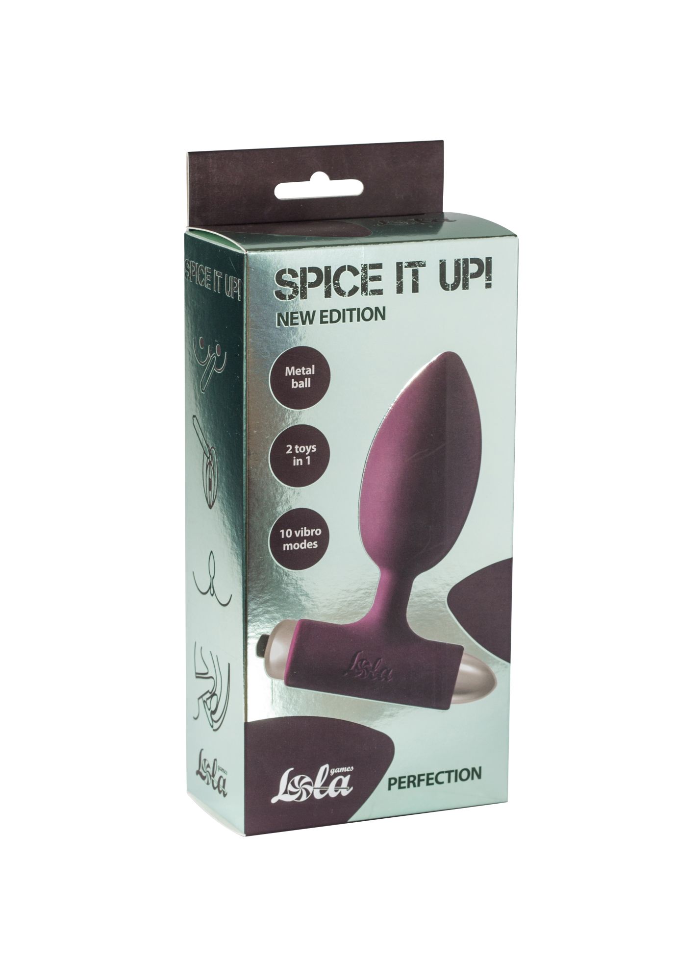 анальная пробка с вибрацией spice it up new edition perfection wine red 8014-03lola в Перми