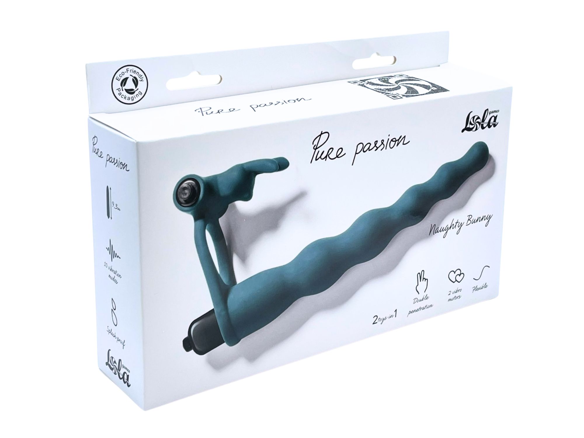 вибронасадка для двойного проникновения pure passion bunny green 1202-03lola в Перми