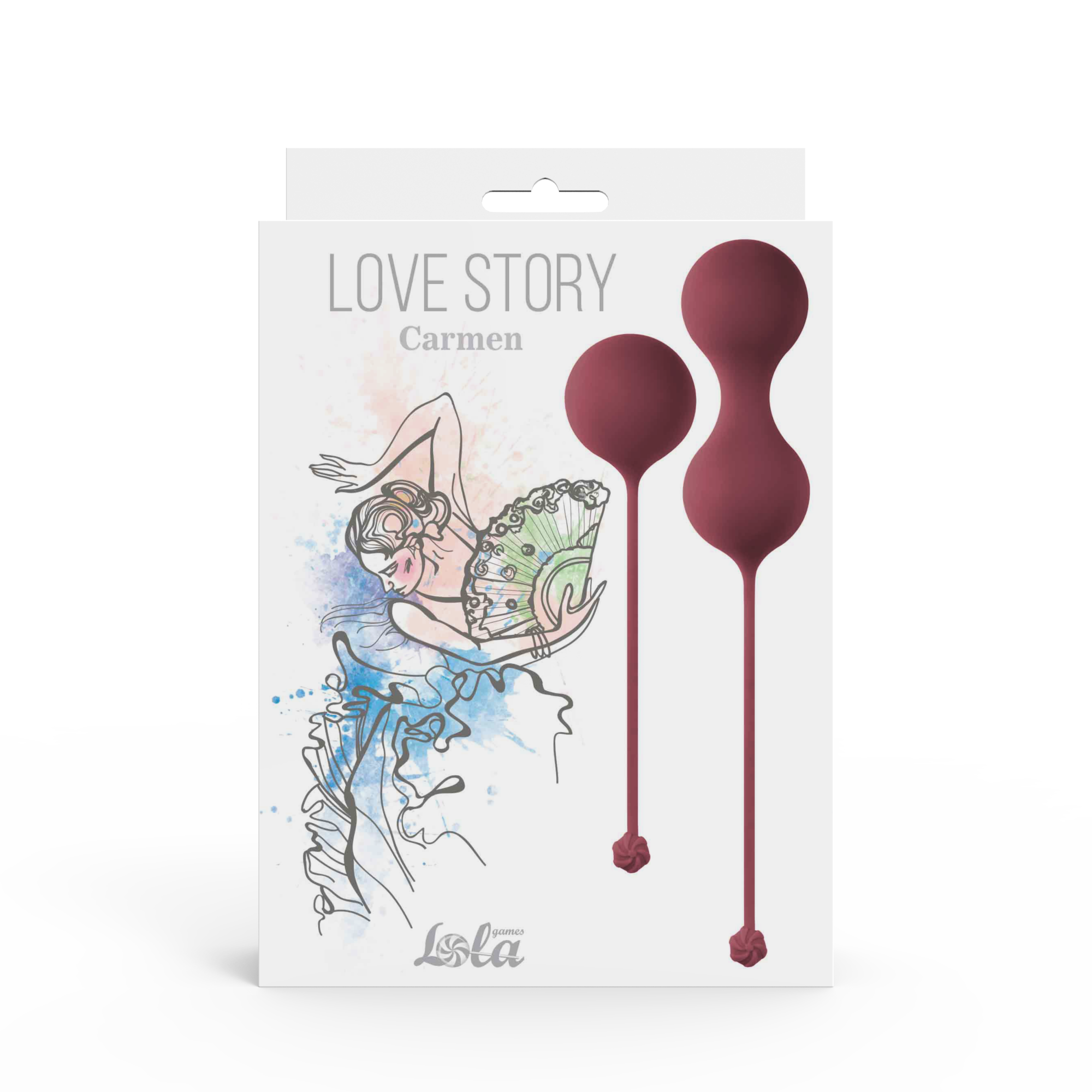 набор вагинальных шариков love story carmen wine red 3011-02lola в Перми